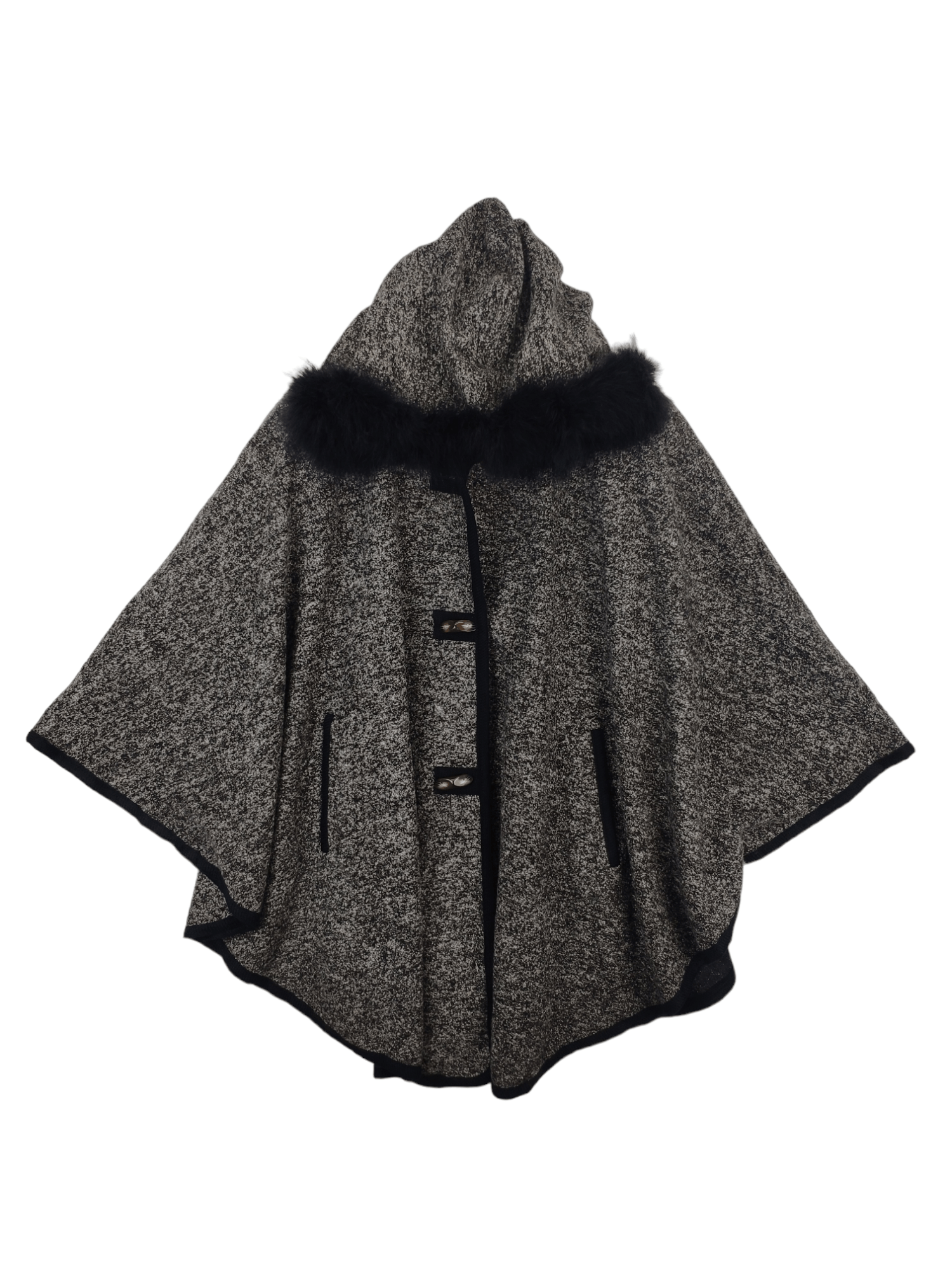 Cloak × Japanese Brand Winter Hoodie Poncho Issey Miyake Style Size ONE SIZE - 1 Thumbnail