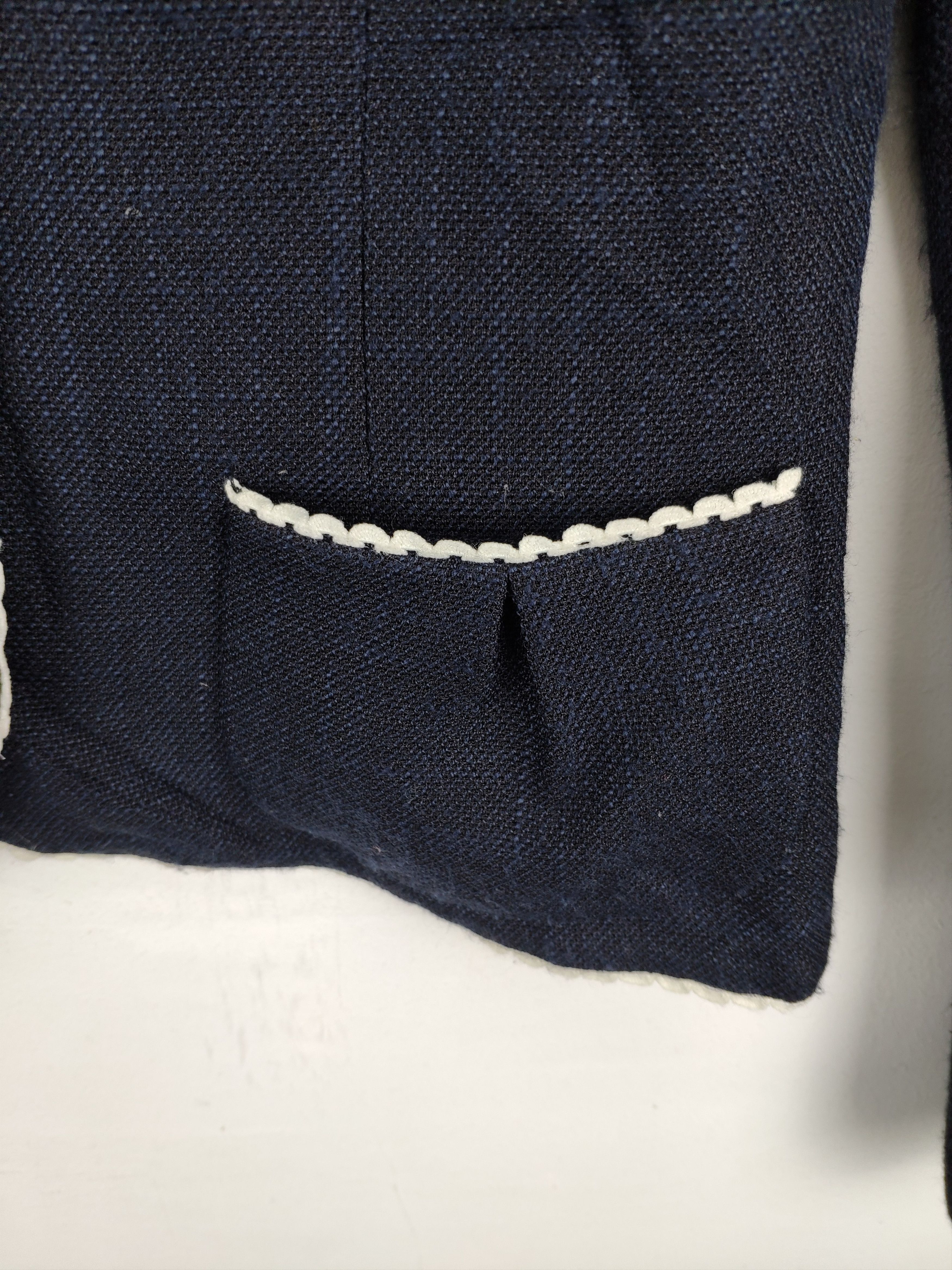 Designer × Japanese Brand Vintage Cropped Tweed Cardigan Chanel Style by Bird Direct Size XS / US 0-2 / IT 36-38 - 10 Thumbnail