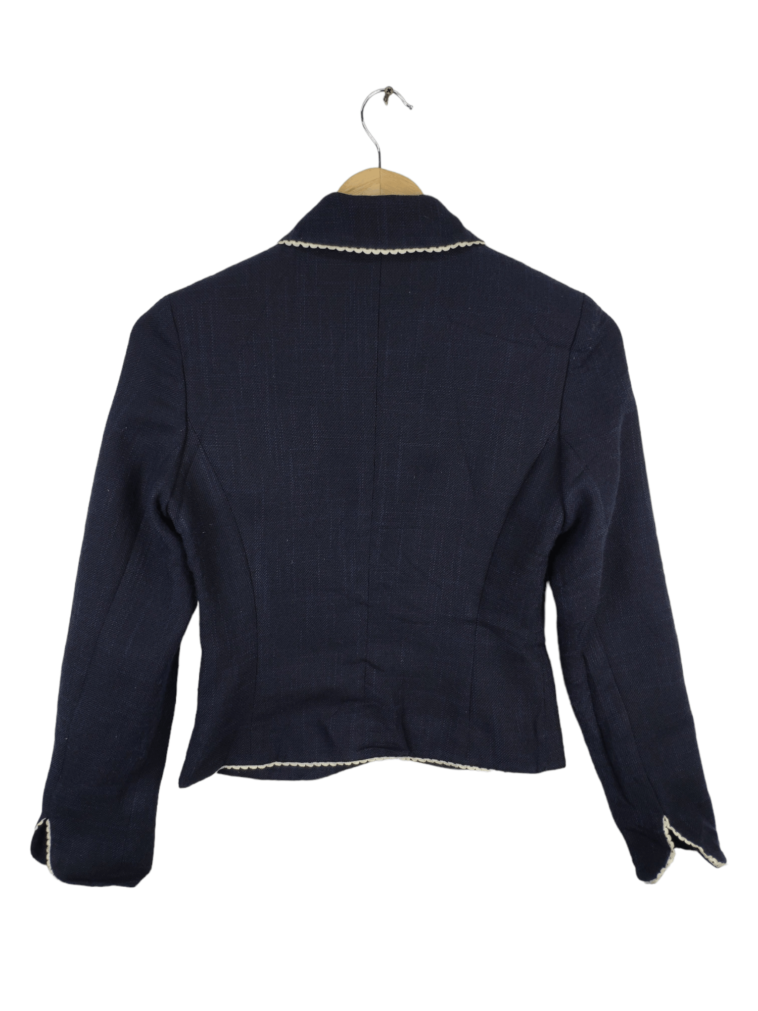 Designer × Japanese Brand Vintage Cropped Tweed Cardigan Chanel Style by Bird Direct Size XS / US 0-2 / IT 36-38 - 2 Thumbnail