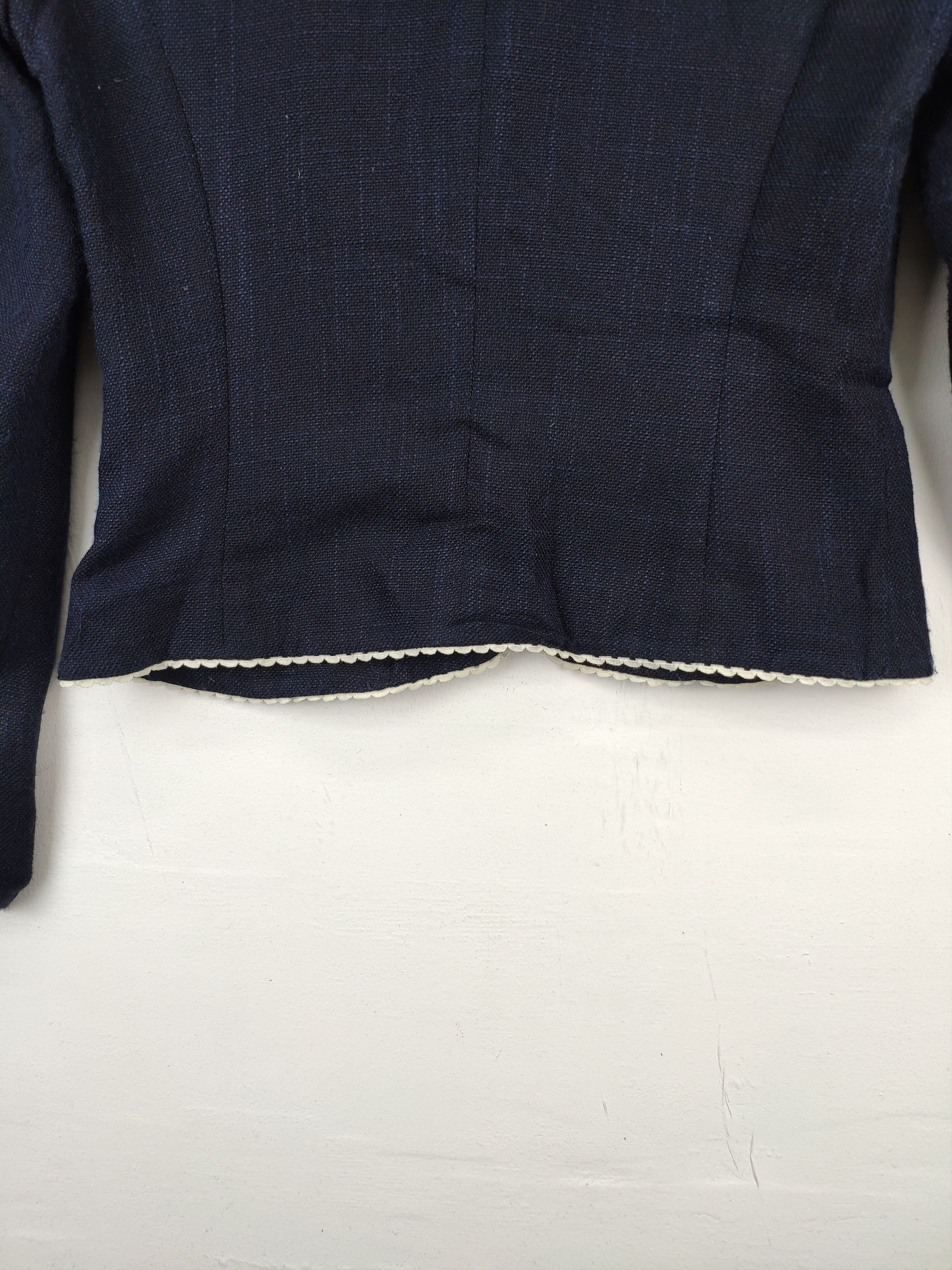 Designer × Japanese Brand Vintage Cropped Tweed Cardigan Chanel Style by Bird Direct Size XS / US 0-2 / IT 36-38 - 14 Thumbnail