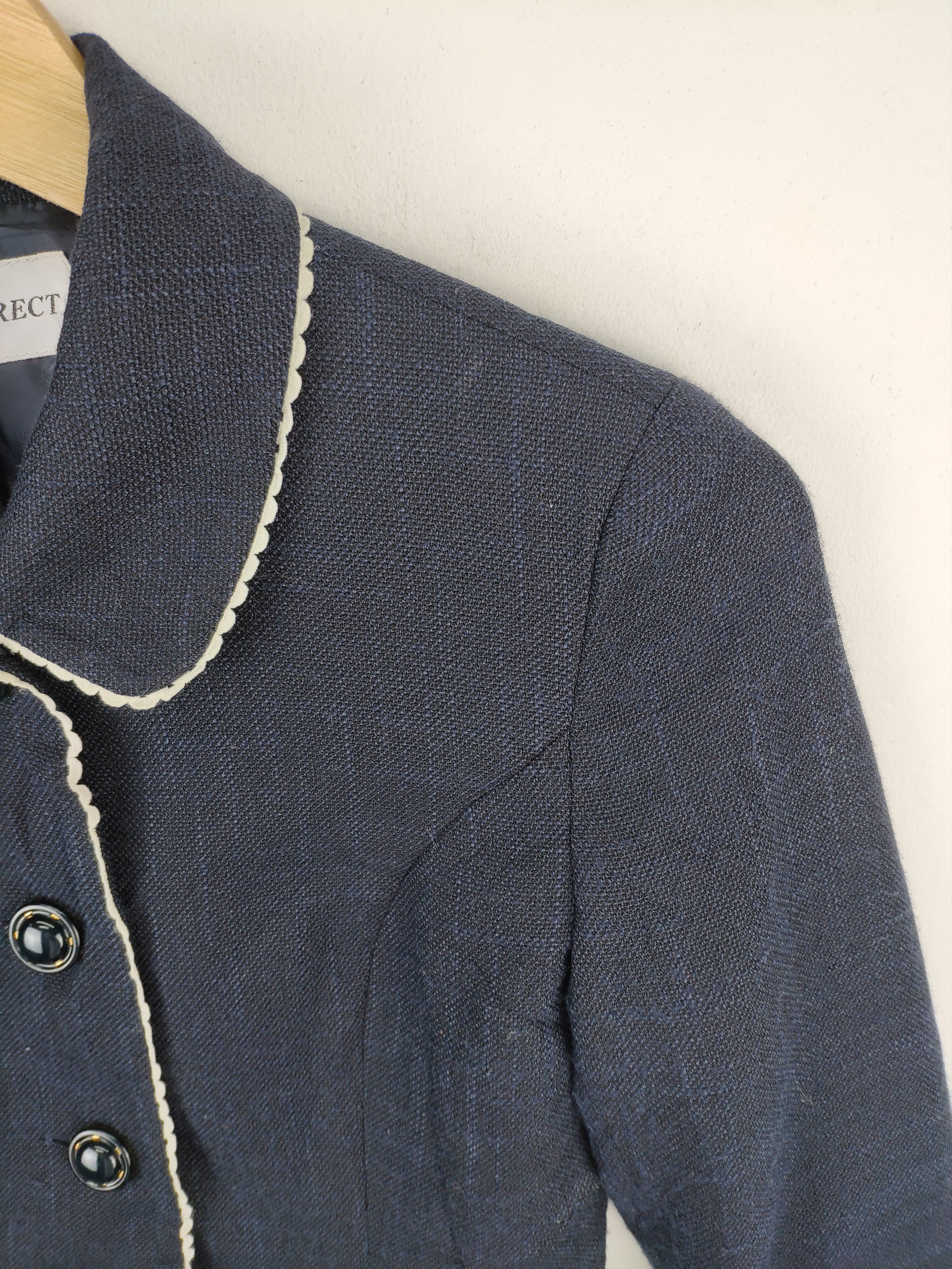 Designer × Japanese Brand Vintage Cropped Tweed Cardigan Chanel Style by Bird Direct Size XS / US 0-2 / IT 36-38 - 13 Thumbnail