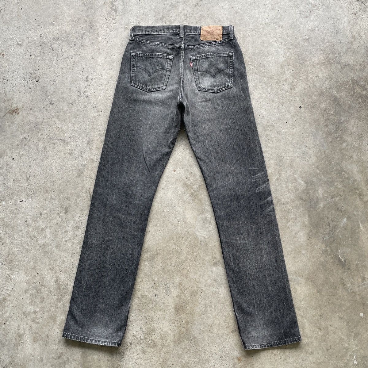 Levi's Vintage Clothing Vintage Levi’s 501 Faded Black Distressed Women Denim Pants Size US 30 / EU 46 - 15 Thumbnail
