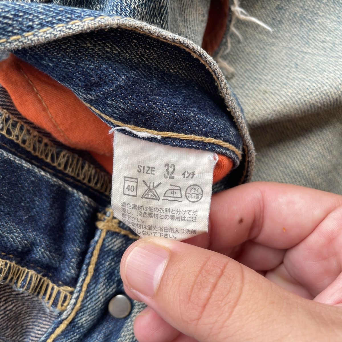 Levi's Vintage Clothing W32🔥 Vintage Levi’s 502 Distressed Denim Jeans Pants Faded Size US 32 / EU 48 - 6 Thumbnail