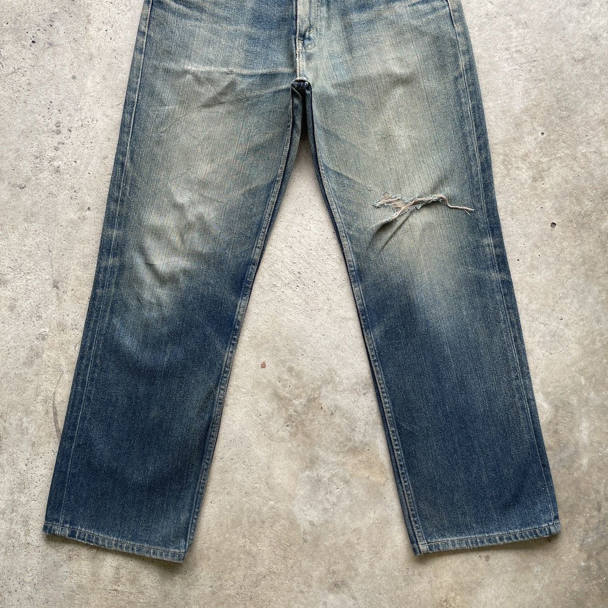 Levi's Vintage Clothing W32🔥 Vintage Levi’s 502 Distressed Denim Jeans Pants Faded Size US 32 / EU 48 - 4 Thumbnail
