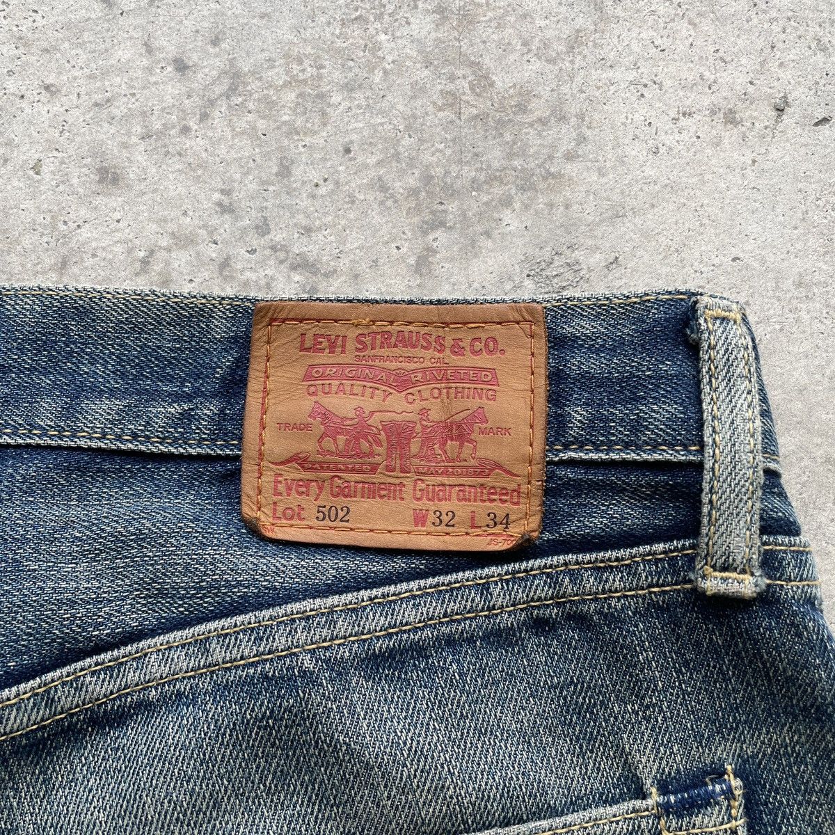 Levi's Vintage Clothing W32🔥 Vintage Levi’s 502 Distressed Denim Jeans Pants Faded Size US 32 / EU 48 - 10 Thumbnail