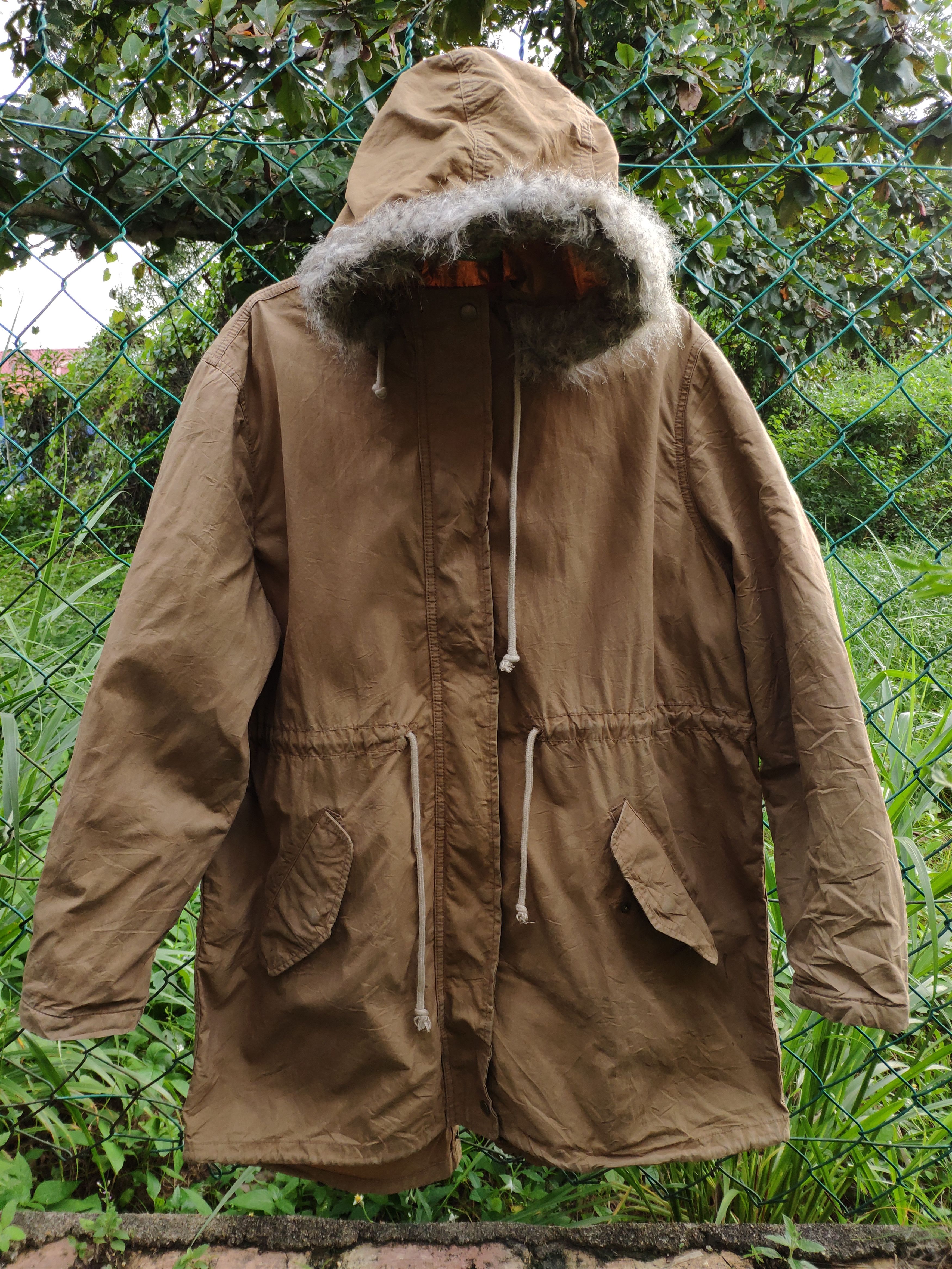 Japanese Brand × Vintage Vintage Alpha Industries Style Hoodie Parka by Old Navy Size US L / EU 52-54 / 3 - 2 Thumbnail