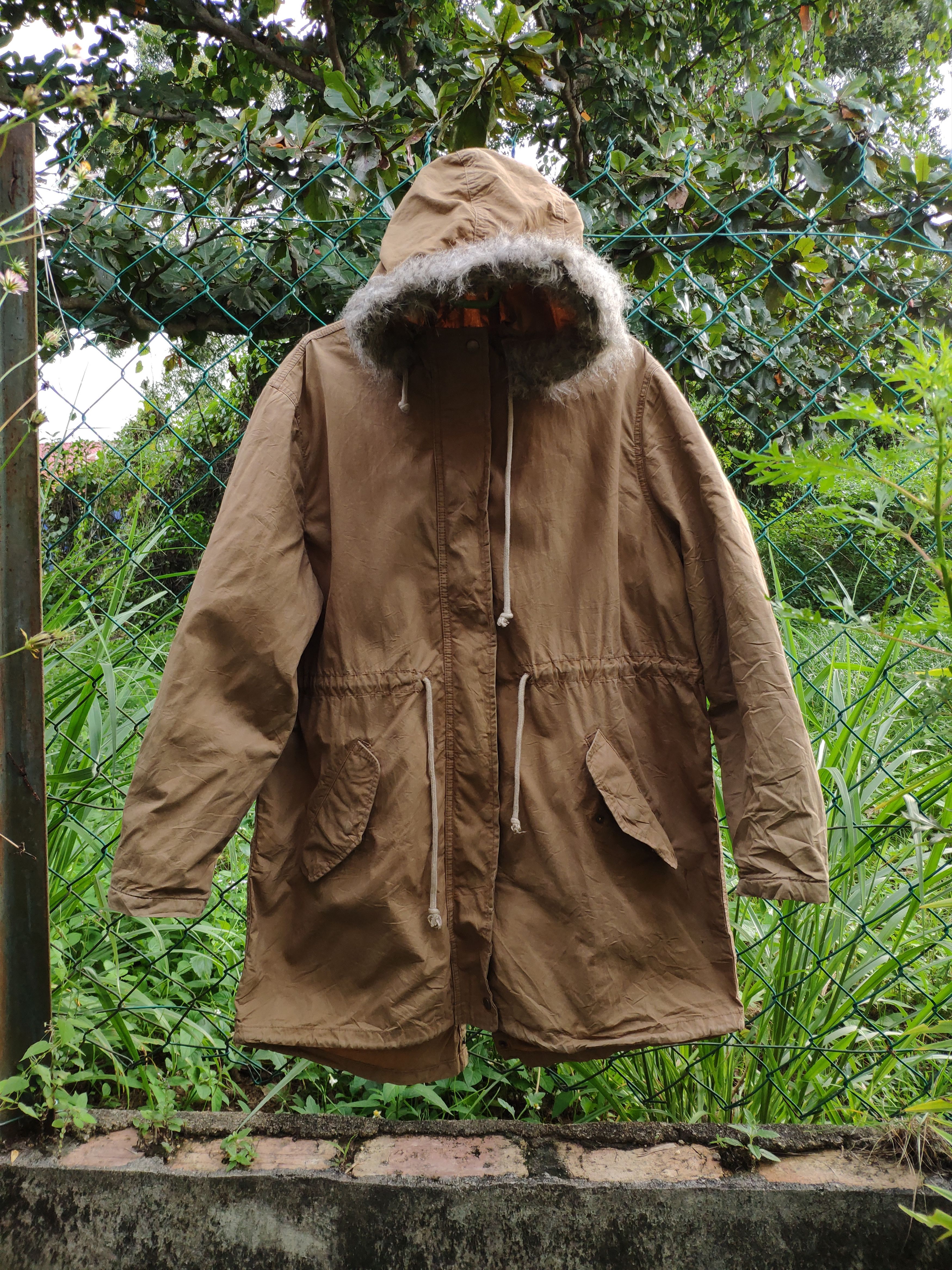 Japanese Brand × Vintage Vintage Alpha Industries Style Hoodie Parka by Old Navy Size US L / EU 52-54 / 3 - 1 Thumbnail
