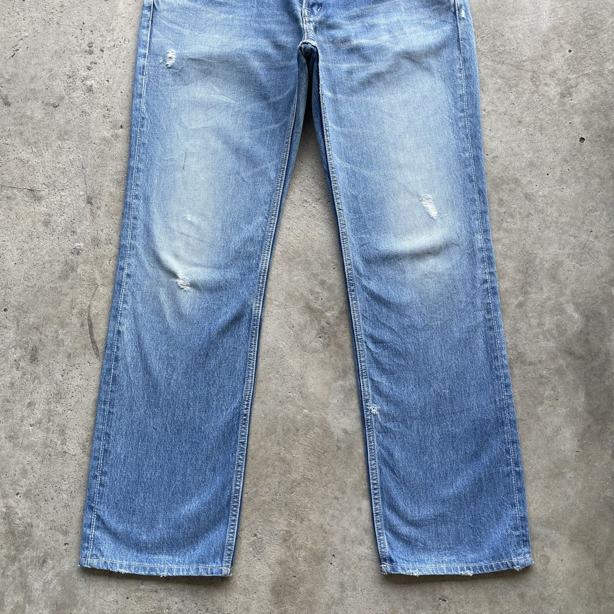 HOLLYWOOD RANCH MARKET × Jean × Vintage W33🔥 Vintage Iron HR Market Faded Denim Jeans Pants Rare Size US 33 - 4 Thumbnail