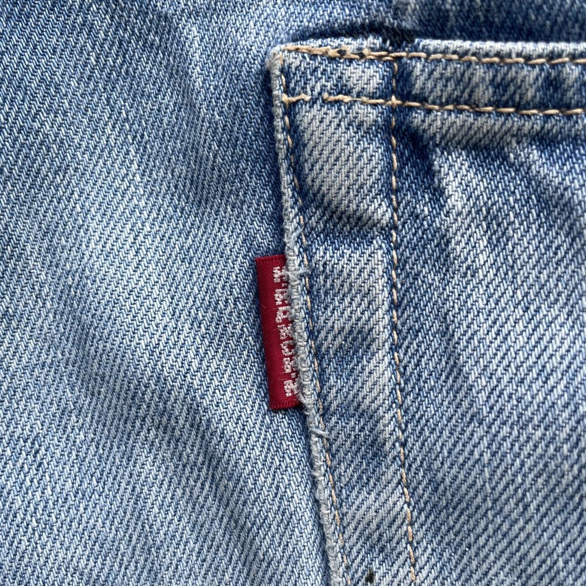 HOLLYWOOD RANCH MARKET × Jean × Vintage W33🔥 Vintage Iron HR Market Faded Denim Jeans Pants Rare Size US 33 - 11 Thumbnail