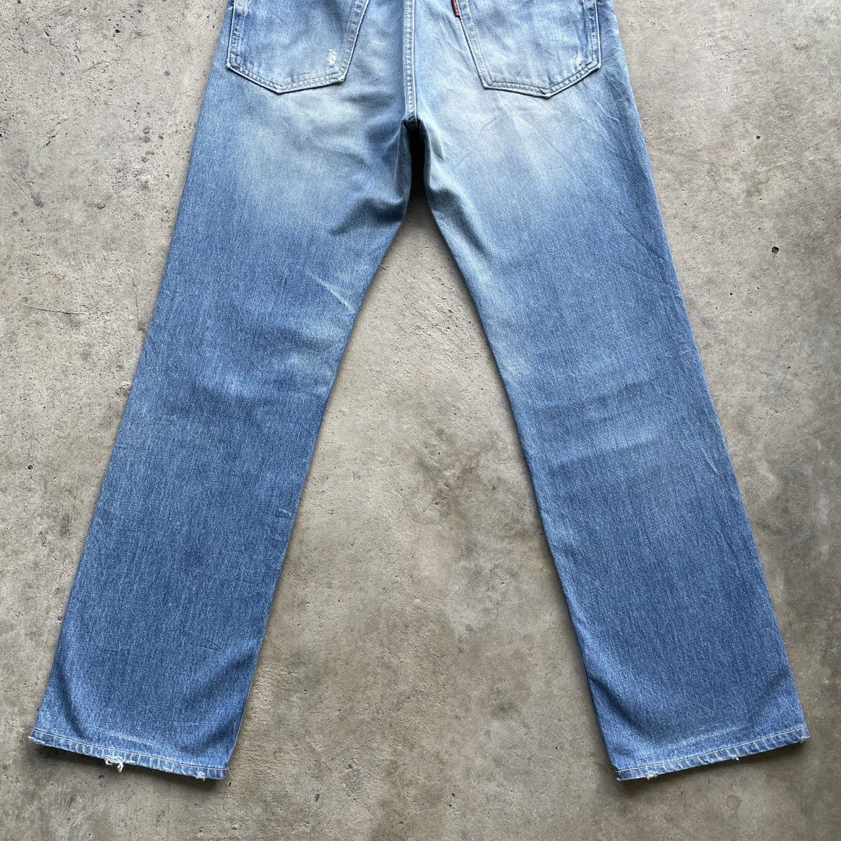 HOLLYWOOD RANCH MARKET × Jean × Vintage W33🔥 Vintage Iron HR Market Faded Denim Jeans Pants Rare Size US 33 - 14 Thumbnail