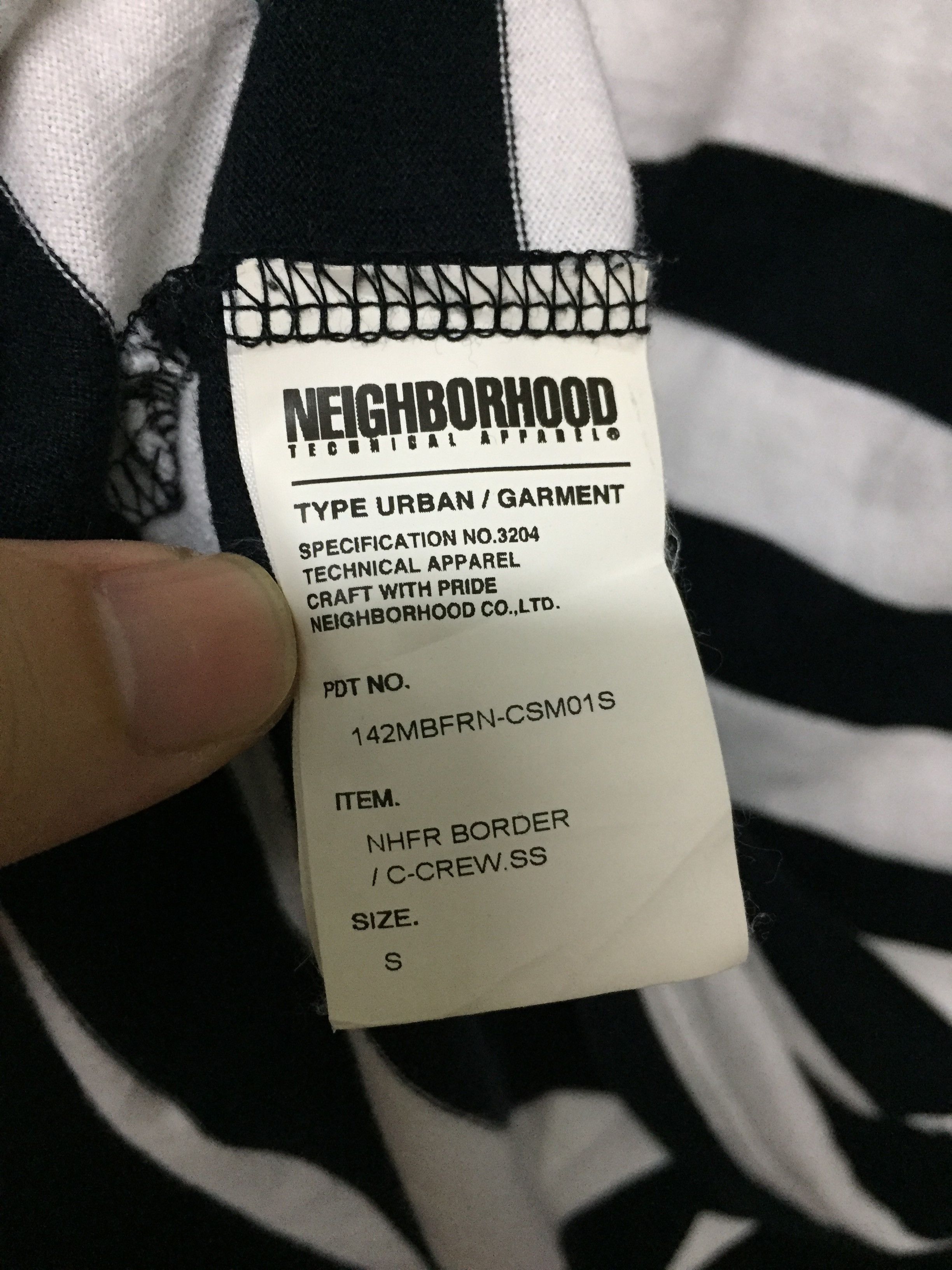 Fragment Design × Japanese Brand × Neighborhood AW14 NHBH X Fragment design border pocket tee Size US M / EU 48-50 / 2 - 10 Thumbnail