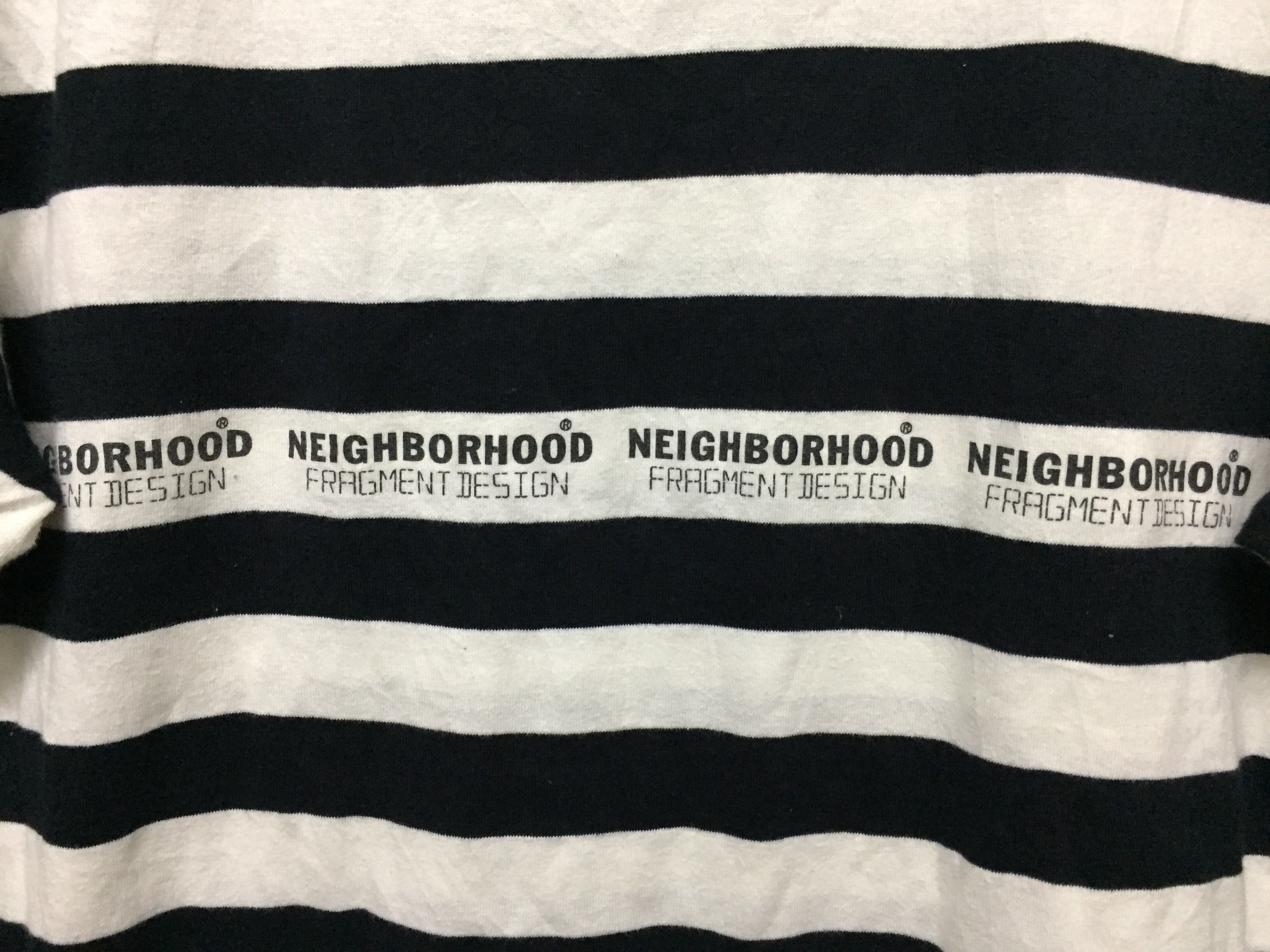 Fragment Design × Japanese Brand × Neighborhood AW14 NHBH X Fragment design border pocket tee Size US M / EU 48-50 / 2 - 8 Thumbnail