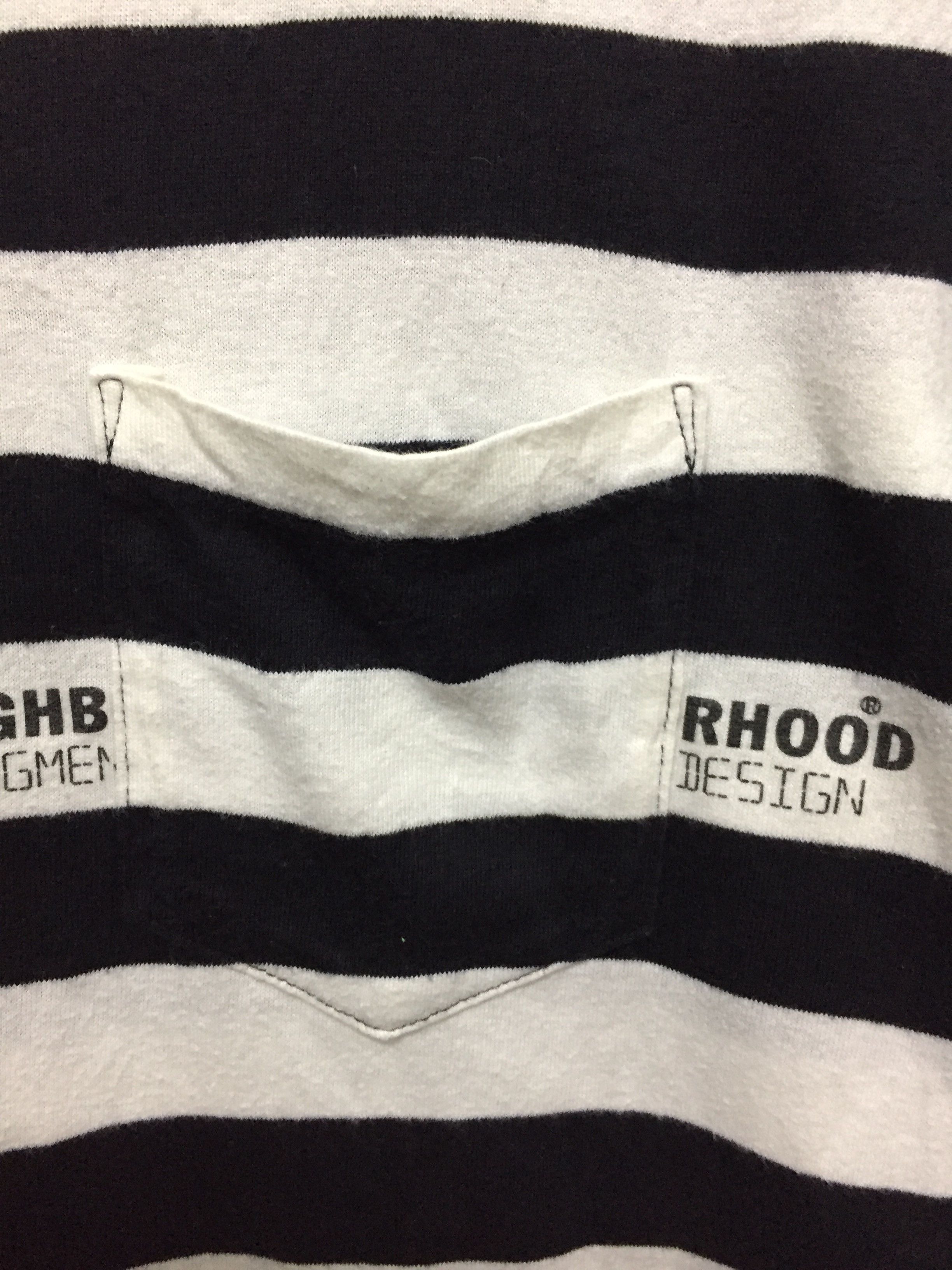 Fragment Design × Japanese Brand × Neighborhood AW14 NHBH X Fragment design border pocket tee Size US M / EU 48-50 / 2 - 6 Thumbnail