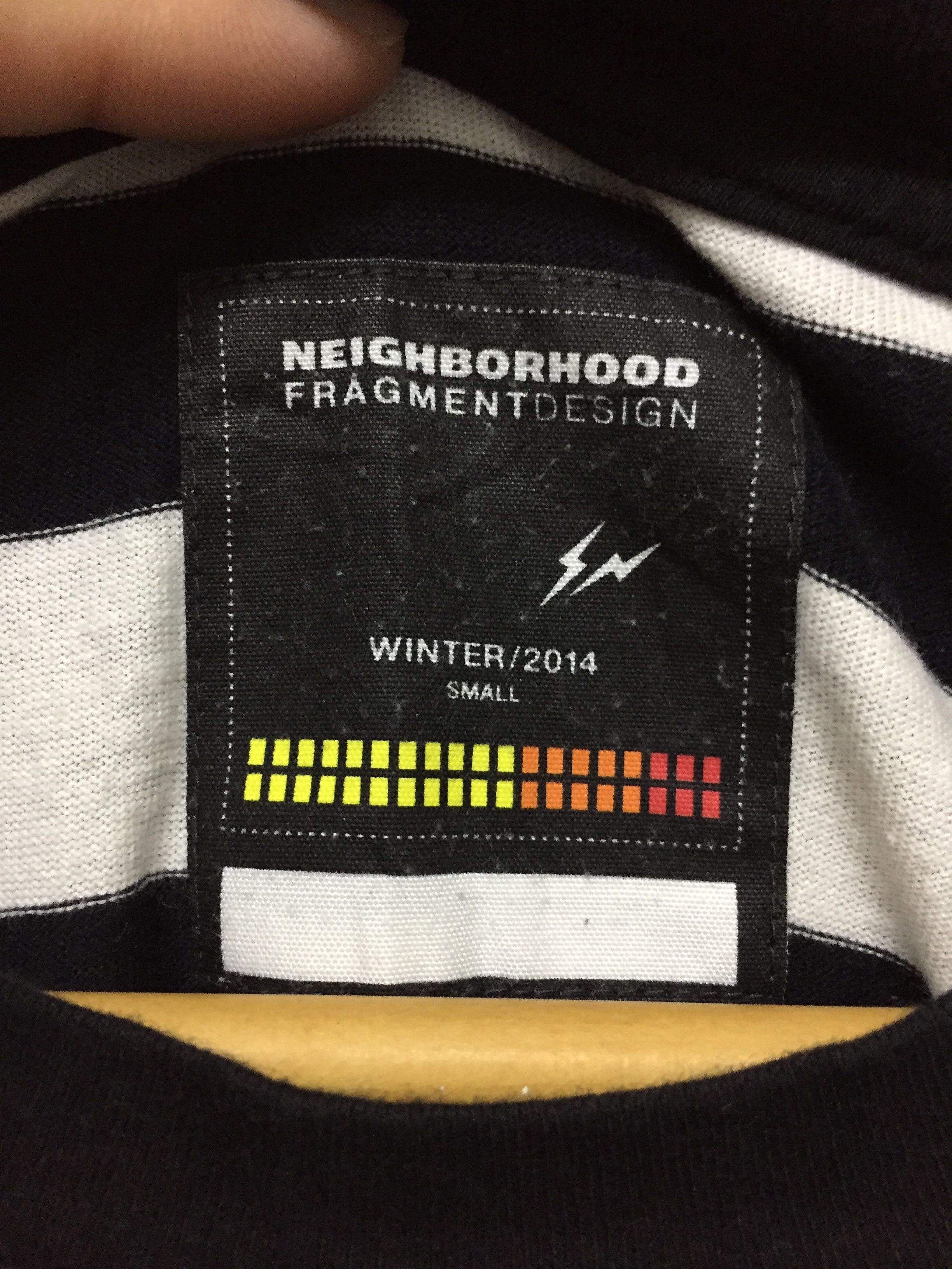 Fragment Design × Japanese Brand × Neighborhood AW14 NHBH X Fragment design border pocket tee Size US M / EU 48-50 / 2 - 9 Thumbnail