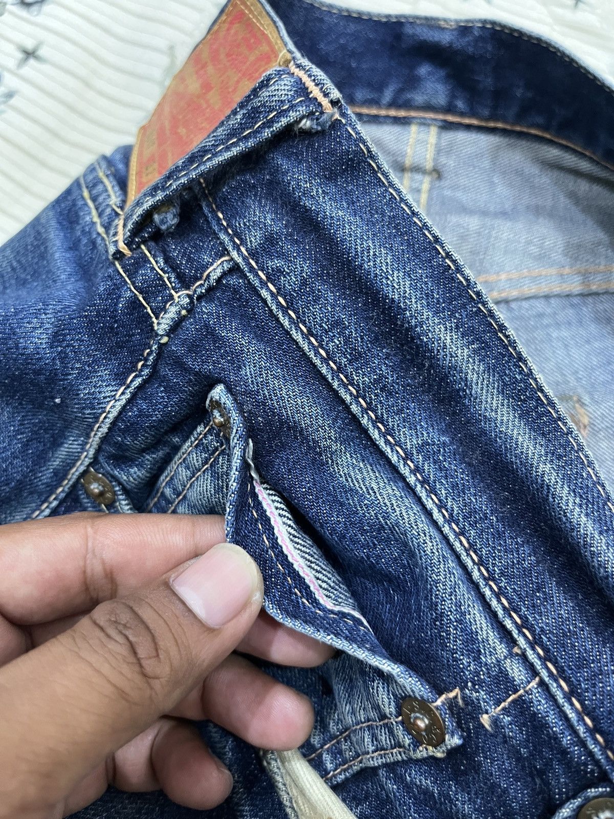 Sugar Cane (Zz). VINTAGE SUGAR CANES SELVEDGE DENIM W33 Size US 33 - 14 Thumbnail