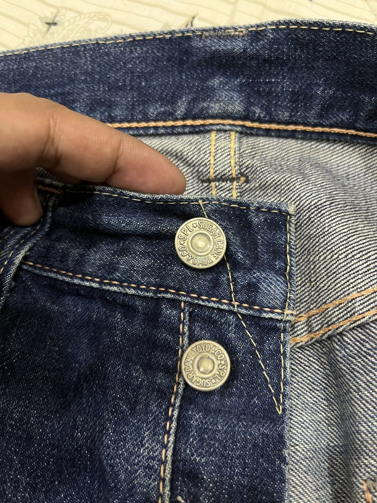 Sugar Cane (Zz). VINTAGE SUGAR CANES SELVEDGE DENIM W33 Size US 33 - 11 Thumbnail