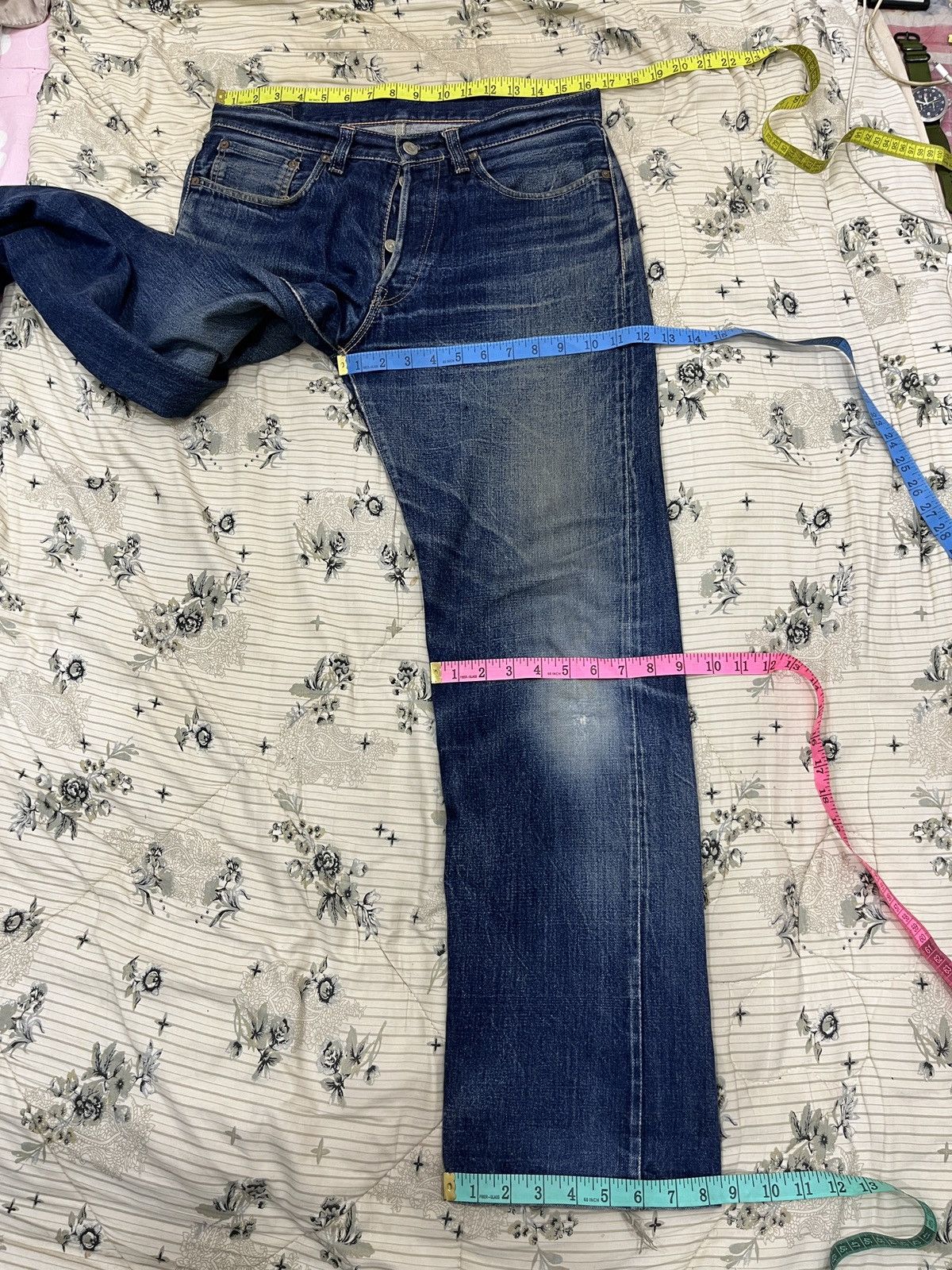 Sugar Cane (Zz). VINTAGE SUGAR CANES SELVEDGE DENIM W33 Size US 33 - 16 Thumbnail