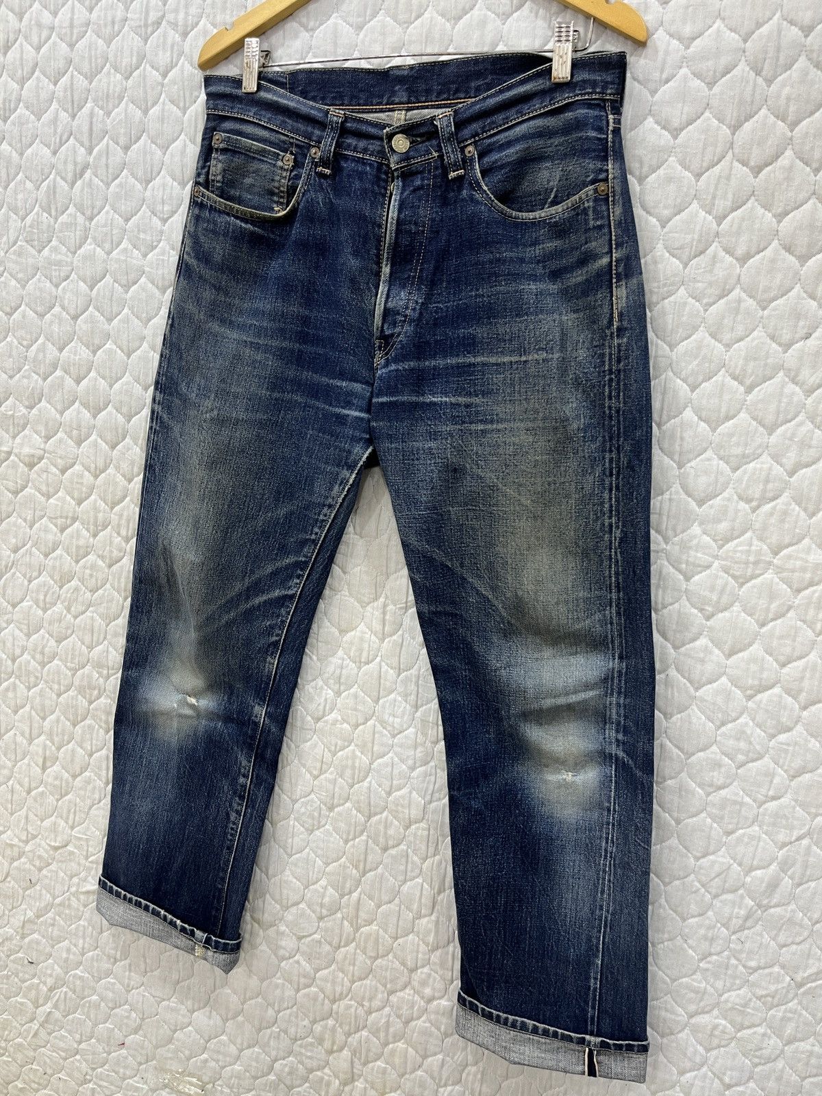 Sugar Cane (Zz). VINTAGE SUGAR CANES SELVEDGE DENIM W33 Size US 33 - 2 Thumbnail