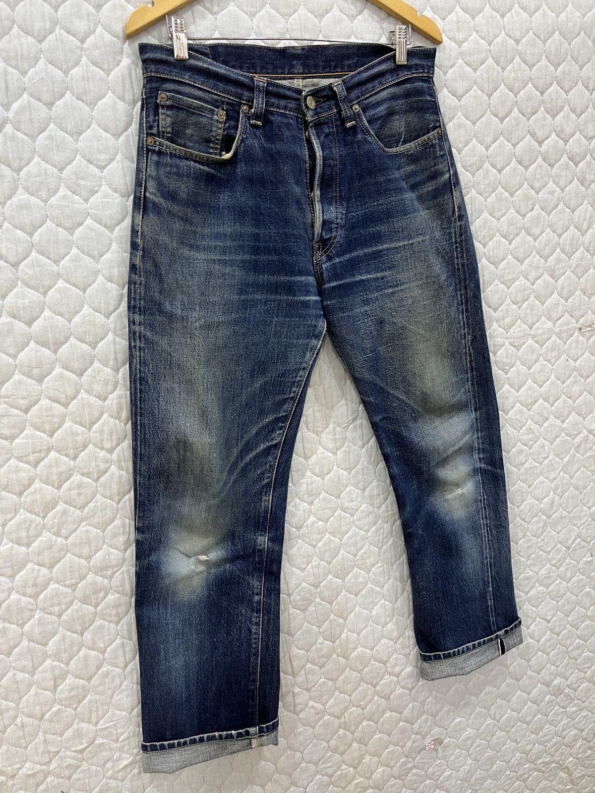 Sugar Cane (Zz). VINTAGE SUGAR CANES SELVEDGE DENIM W33 Size US 33 - 3 Thumbnail