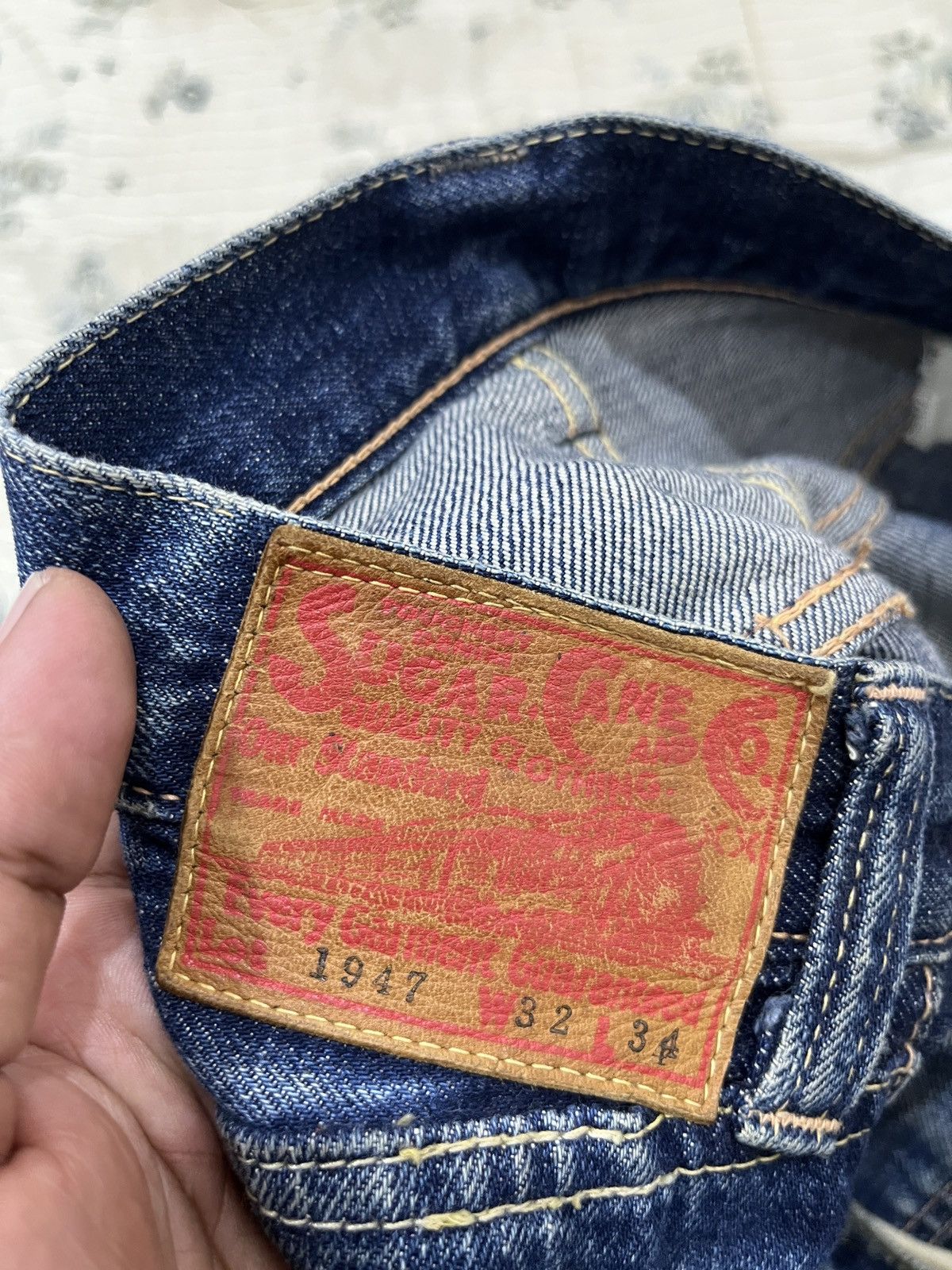 Sugar Cane (Zz). VINTAGE SUGAR CANES SELVEDGE DENIM W33 Size US 33 - 15 Thumbnail