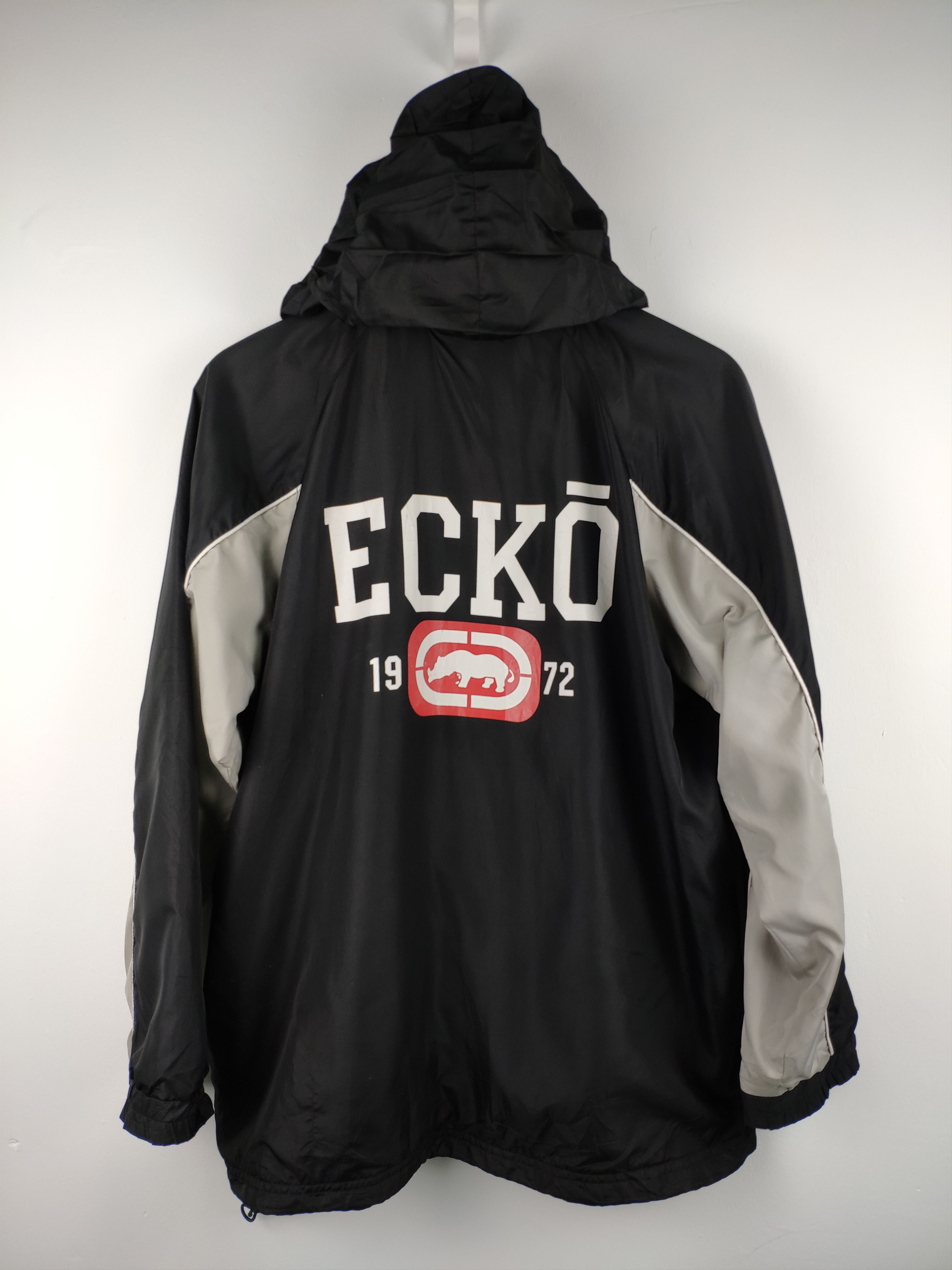 Ecko Unltd. × Vintage Vintage Ecko Jacket Windbreaker Hoodie Spell Out Size US M / EU 48-50 / 2 - 1 Thumbnail