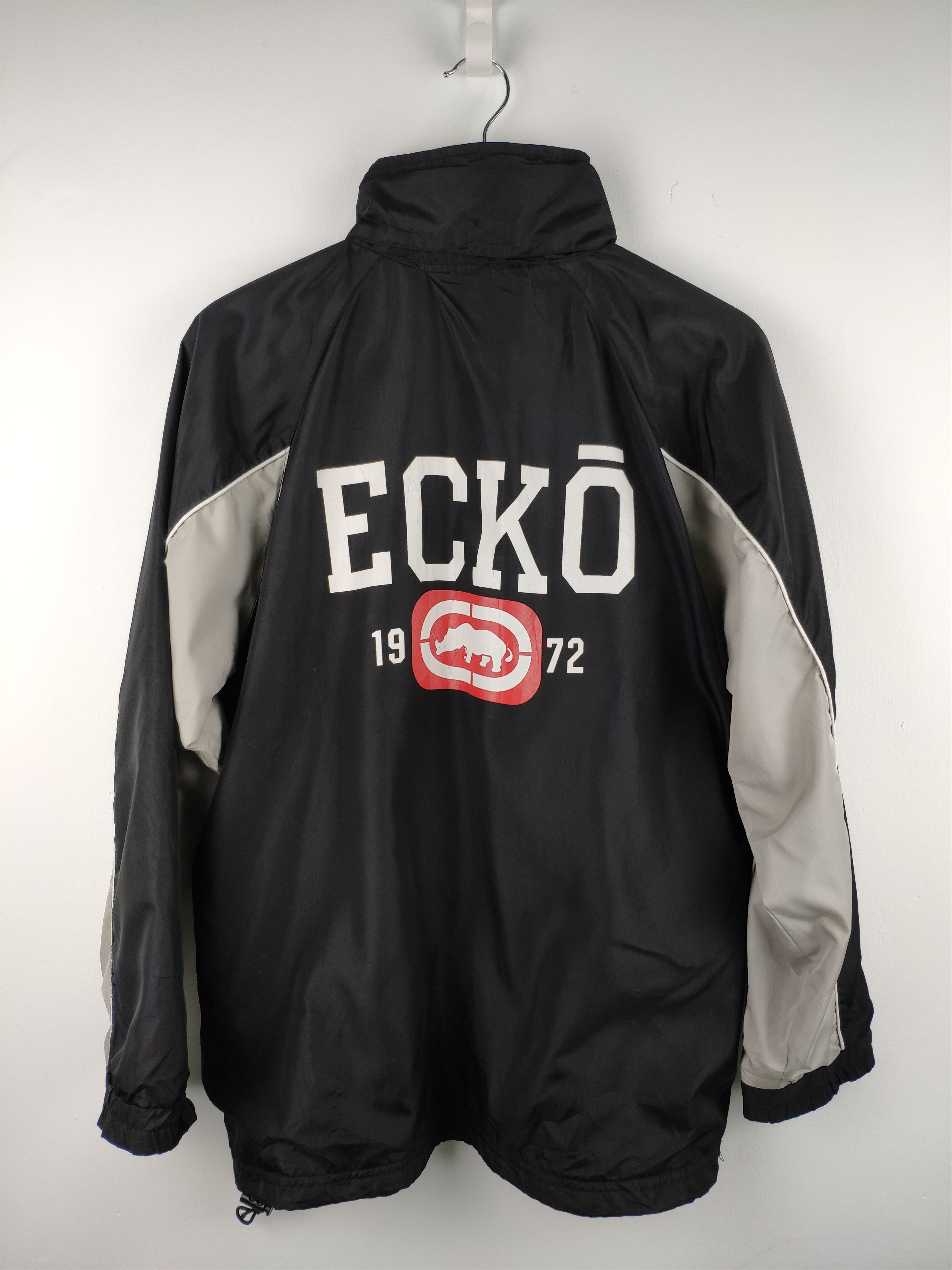 Ecko Unltd. × Vintage Vintage Ecko Jacket Windbreaker Hoodie Spell Out Size US M / EU 48-50 / 2 - 2 Thumbnail
