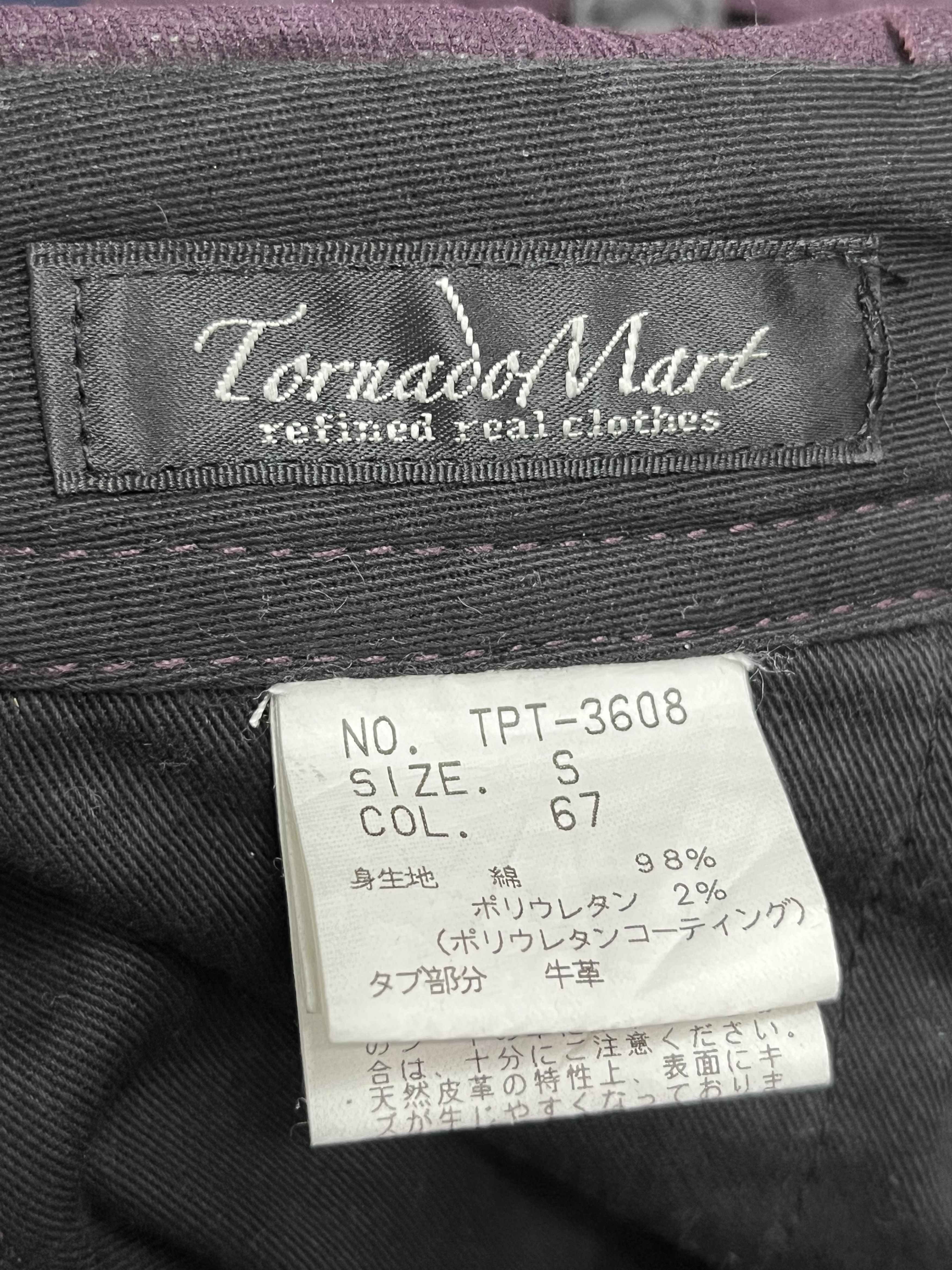 Tornado Mart 🔥90’s TORNADO MART Waxed Cotton Bondage Pocket Cargo Flared Size US 31 - 11 Thumbnail