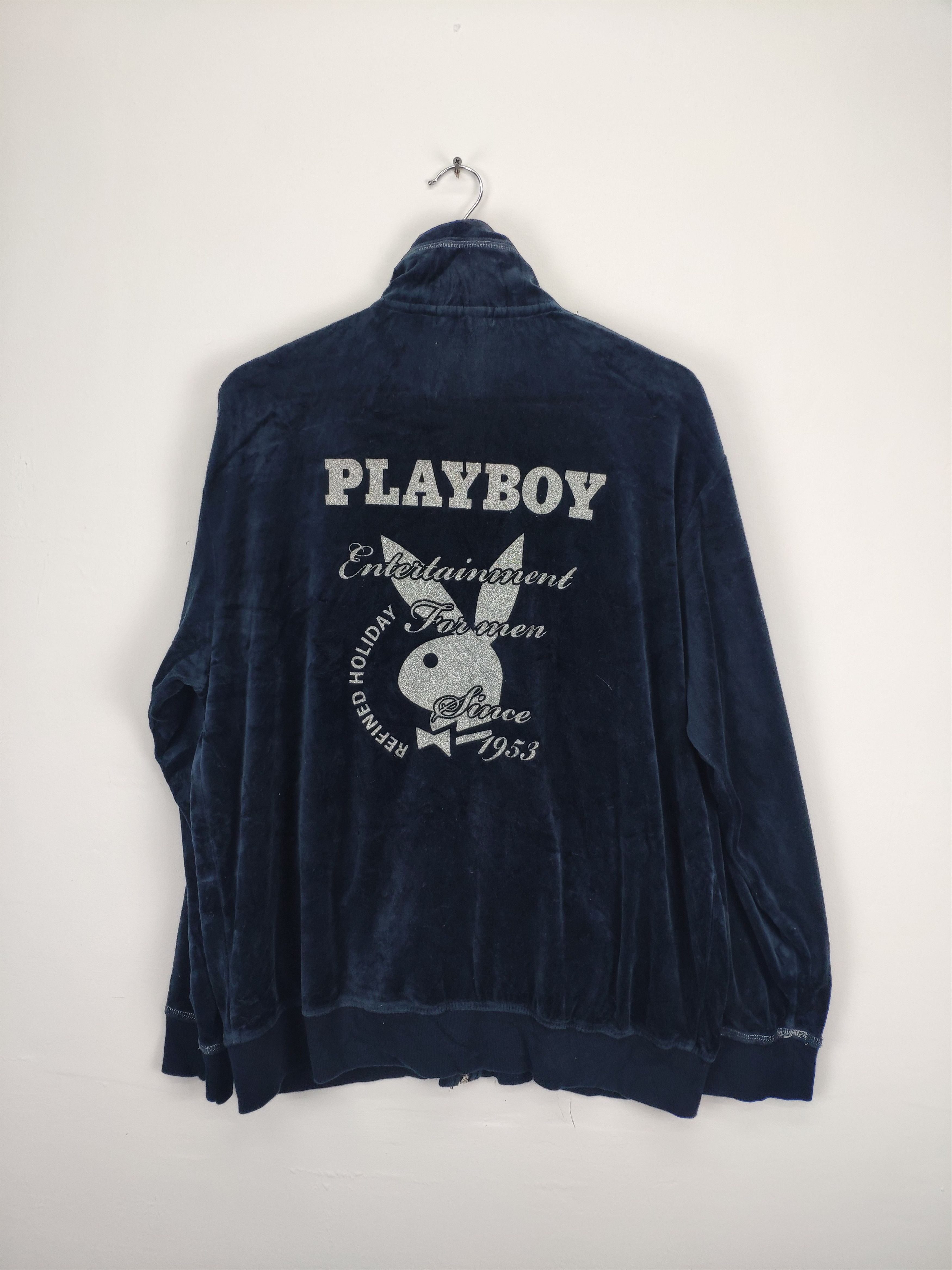 Playboy × Velvet Vintage Playboy Velvet Jacket Size US L / EU 52-54 / 3 - 1 Thumbnail