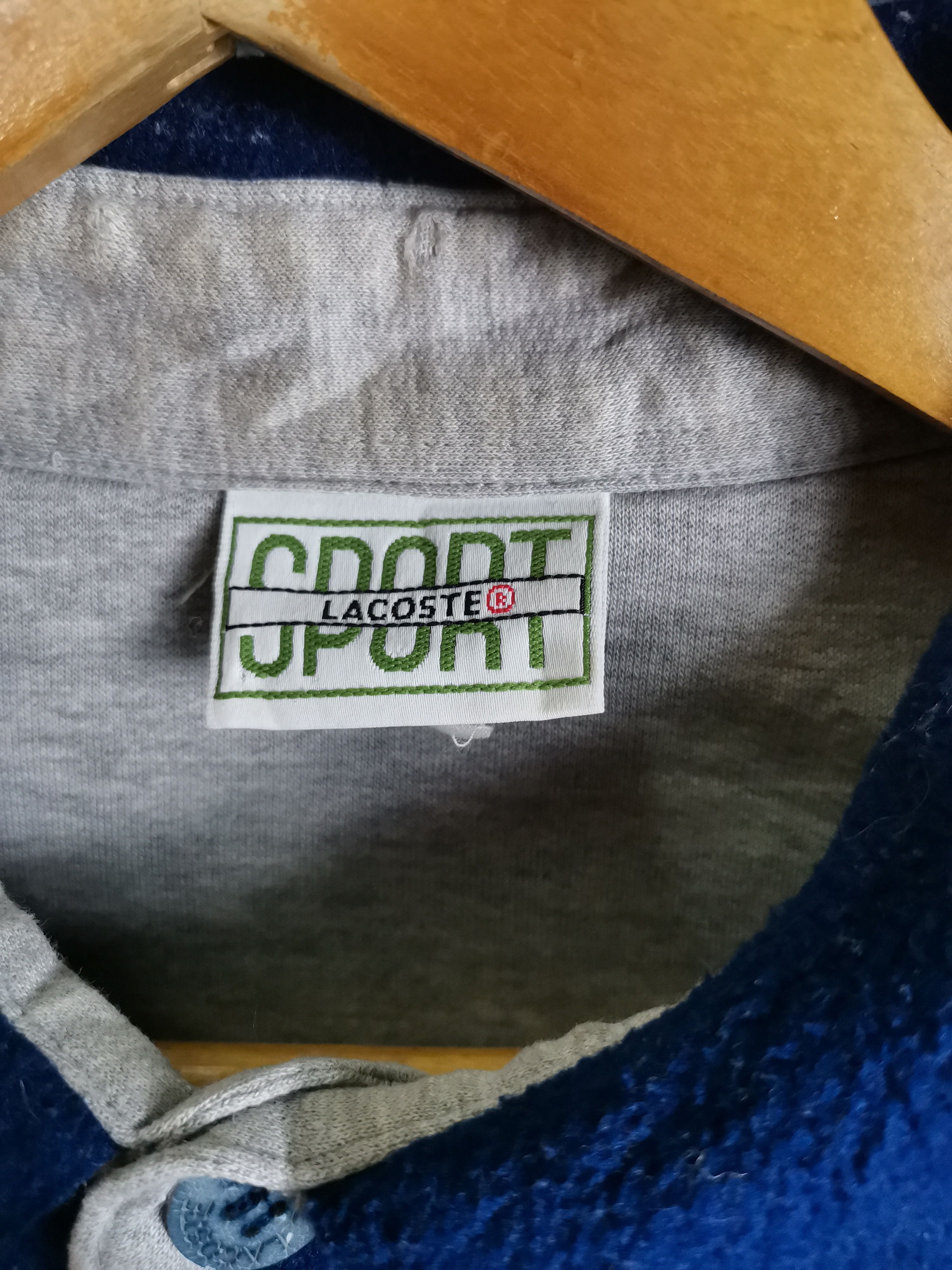Lacoste Vintage Lacoste Sport Polartec Fleece Flannel Shirt Size US L / EU 52-54 / 3 - 4 Thumbnail
