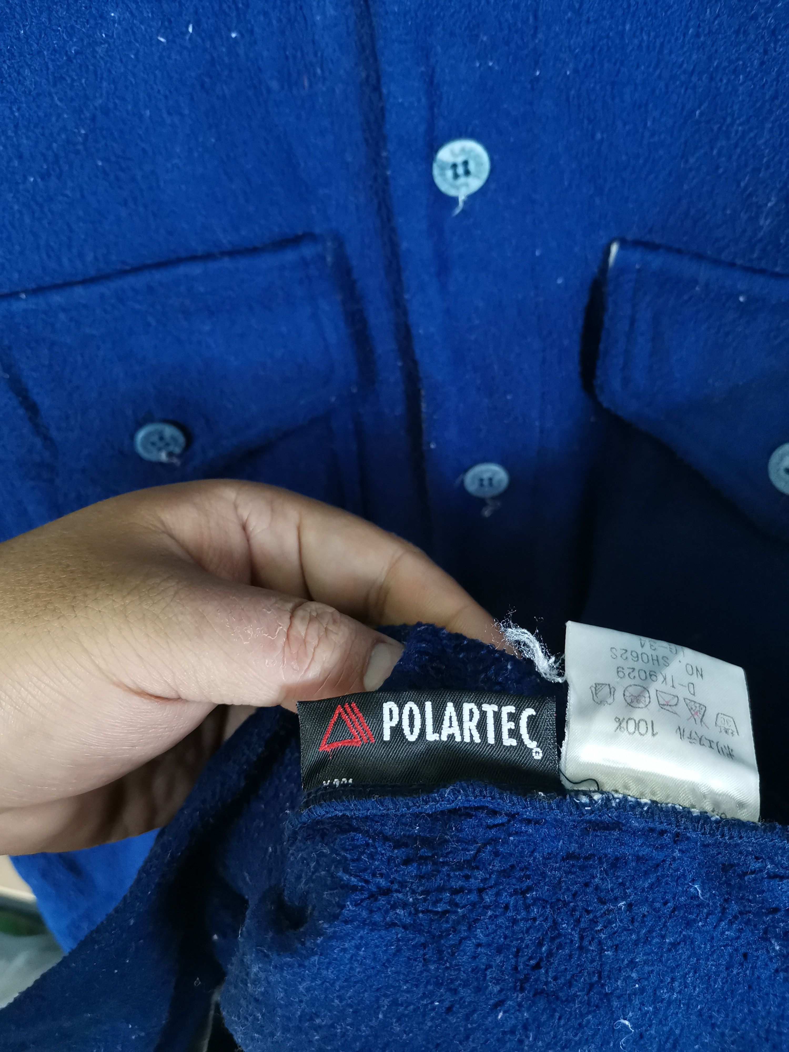 Lacoste Vintage Lacoste Sport Polartec Fleece Flannel Shirt Size US L / EU 52-54 / 3 - 5 Thumbnail