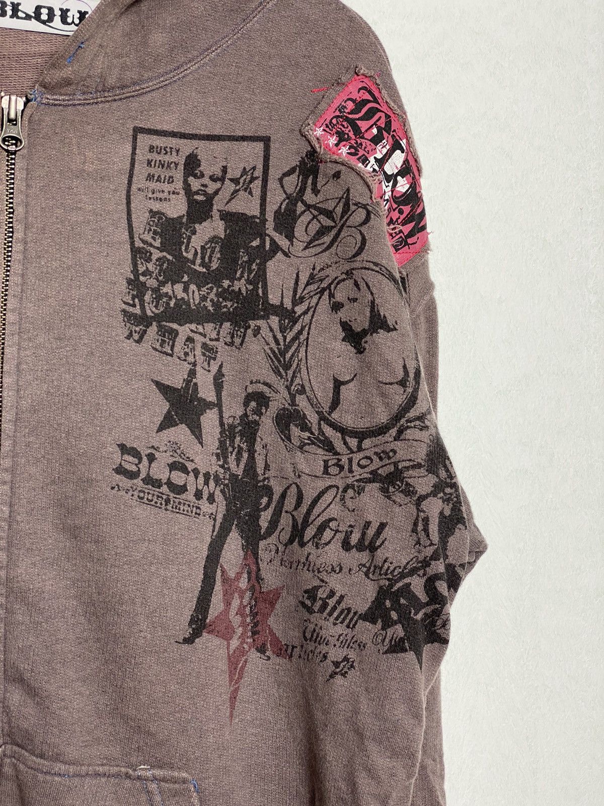 Japanese Brand Vintage Blow Sex Girl Hoodies / Travis Flacko Scott Size US L / EU 52-54 / 3 - 3 Thumbnail