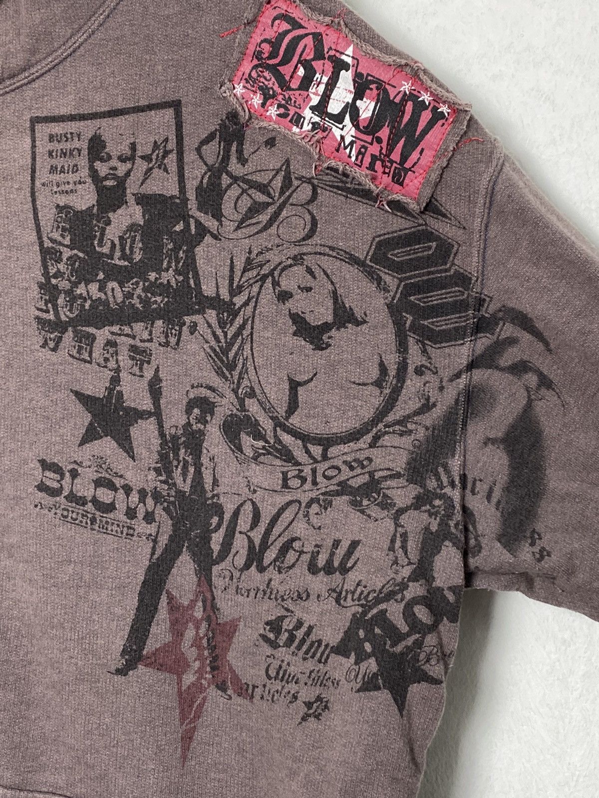 Japanese Brand Vintage Blow Sex Girl Hoodies / Travis Flacko Scott Size US L / EU 52-54 / 3 - 2 Thumbnail