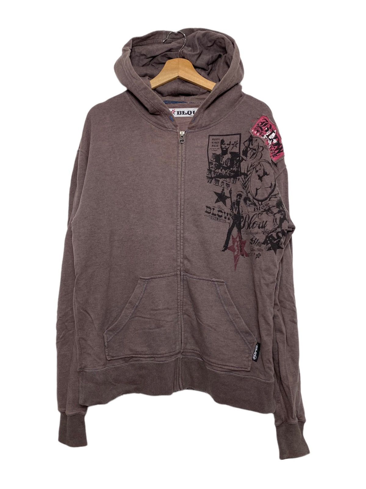 Japanese Brand Vintage Blow Sex Girl Hoodies / Travis Flacko Scott Size US L / EU 52-54 / 3 - 1 Thumbnail