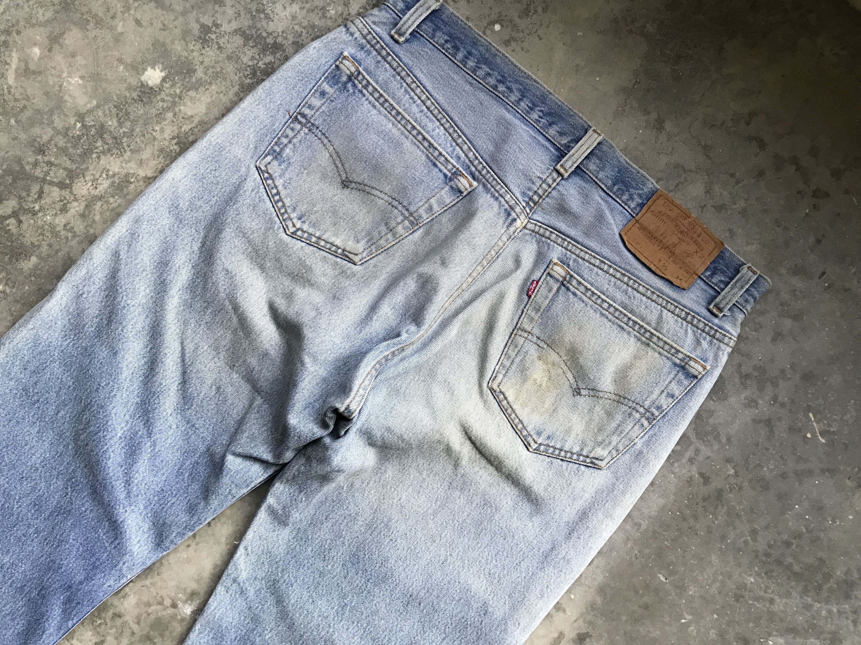 Levi's VLEV44 - Vintage 90s Levis 501xx Light Wash Jeans Size US 34 / EU 50 - 9 Thumbnail