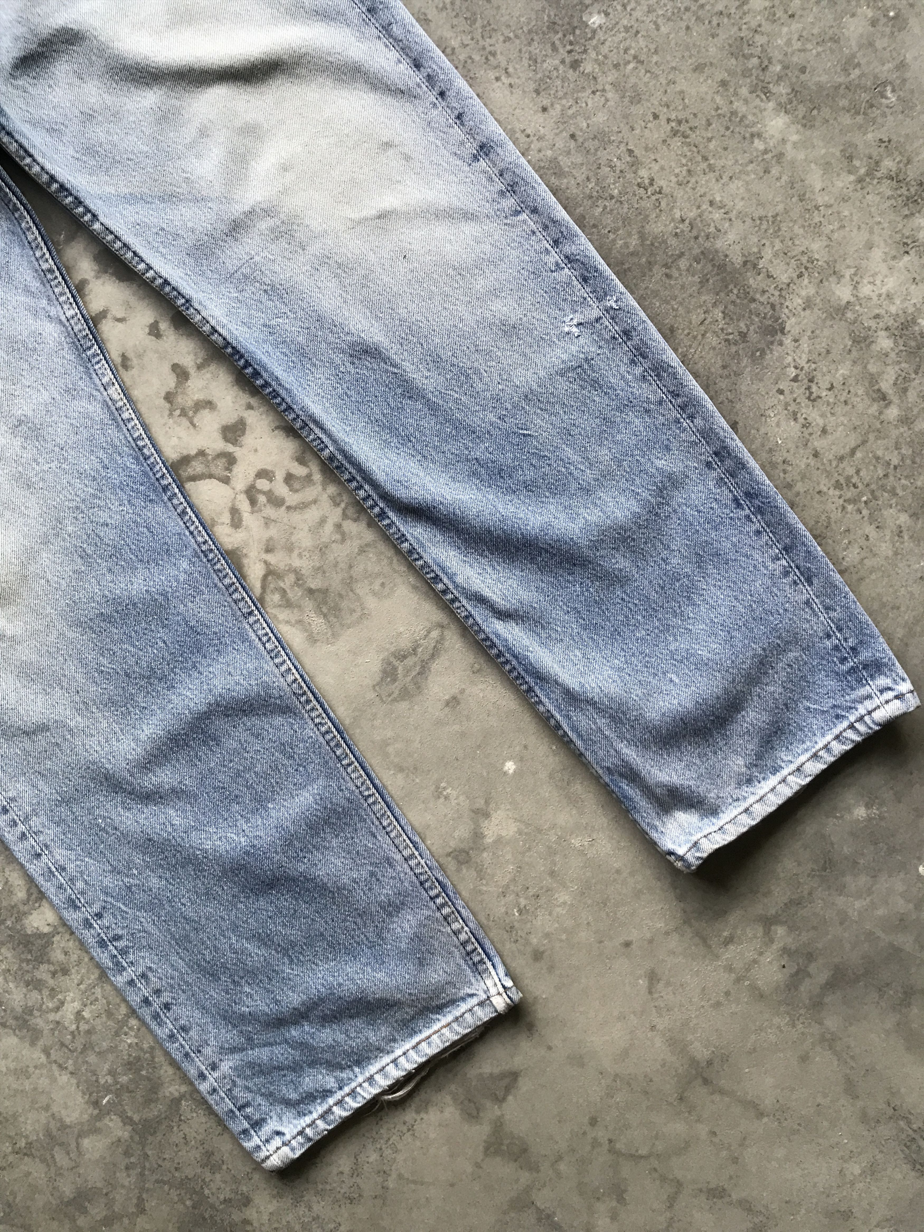 Levi's VLEV44 - Vintage 90s Levis 501xx Light Wash Jeans Size US 34 / EU 50 - 4 Thumbnail