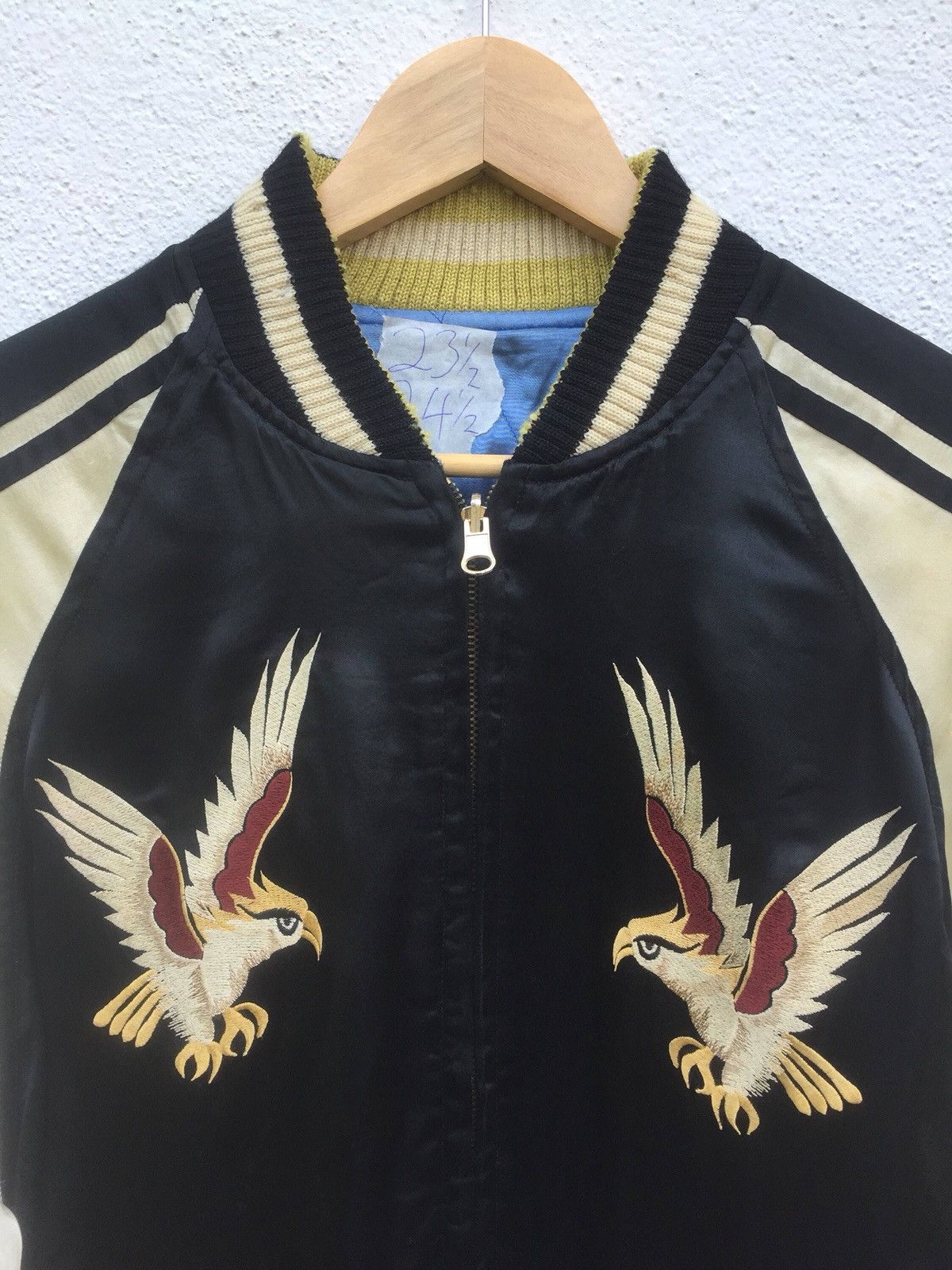 Japanese Brand Vintage Trashed Reversable Sukajan Eagle Souvenir Jacket Size US L / EU 52-54 / 3 - 5 Thumbnail