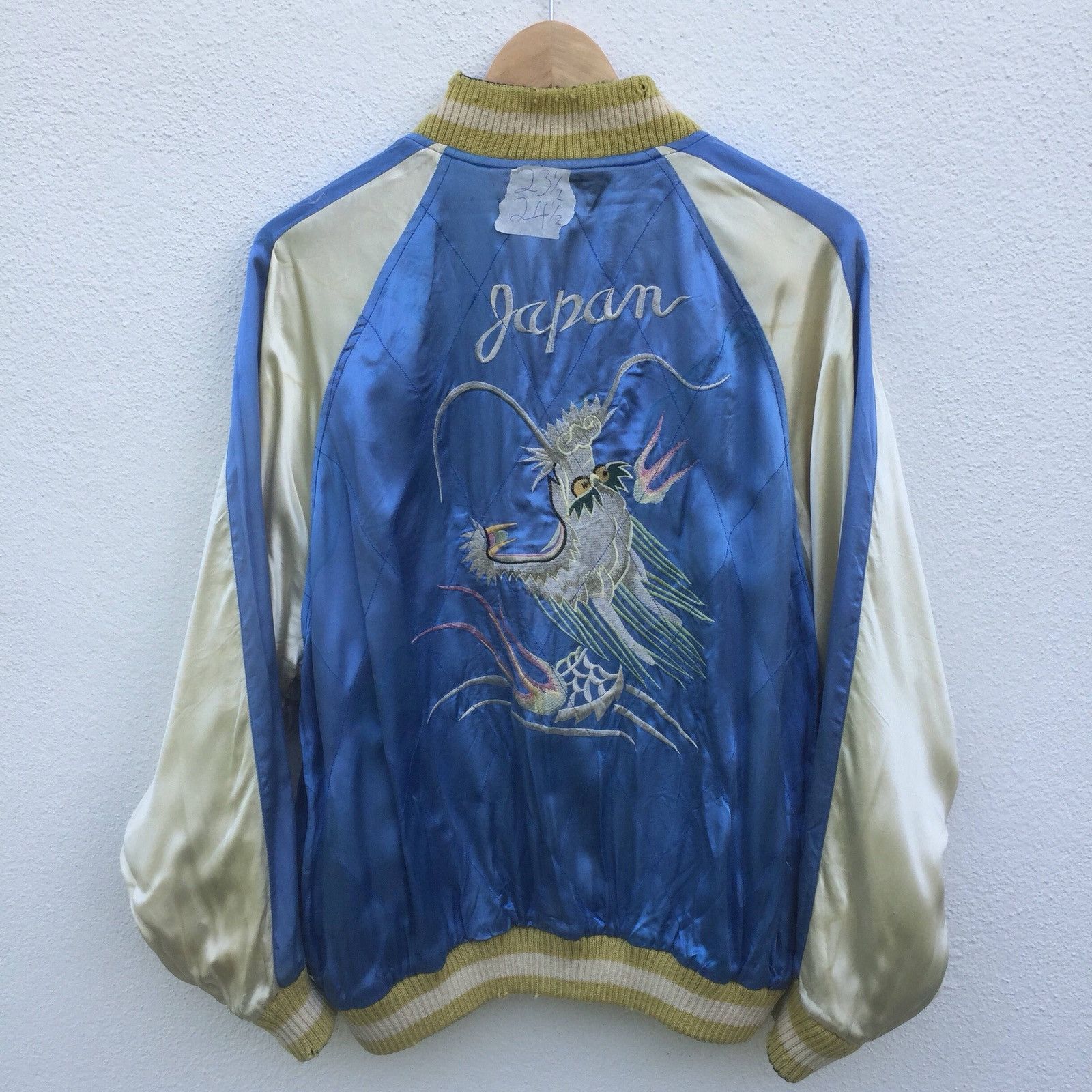 Japanese Brand Vintage Trashed Reversable Sukajan Eagle Souvenir Jacket Size US L / EU 52-54 / 3 - 3 Thumbnail