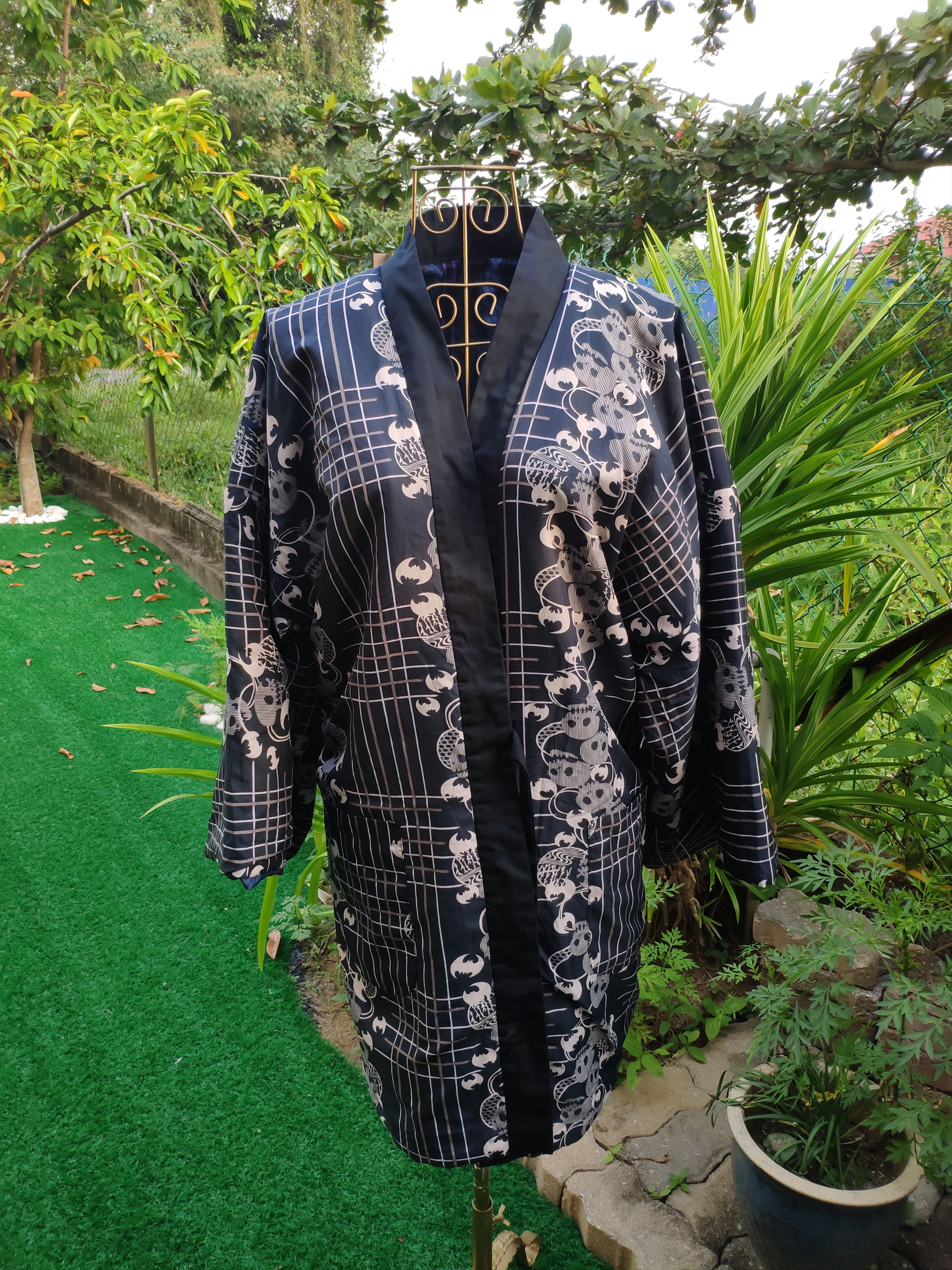 Japanese Brand × Vintage Kimono Skull Japanese Reversible Size US L / EU 52-54 / 3 - 2 Thumbnail