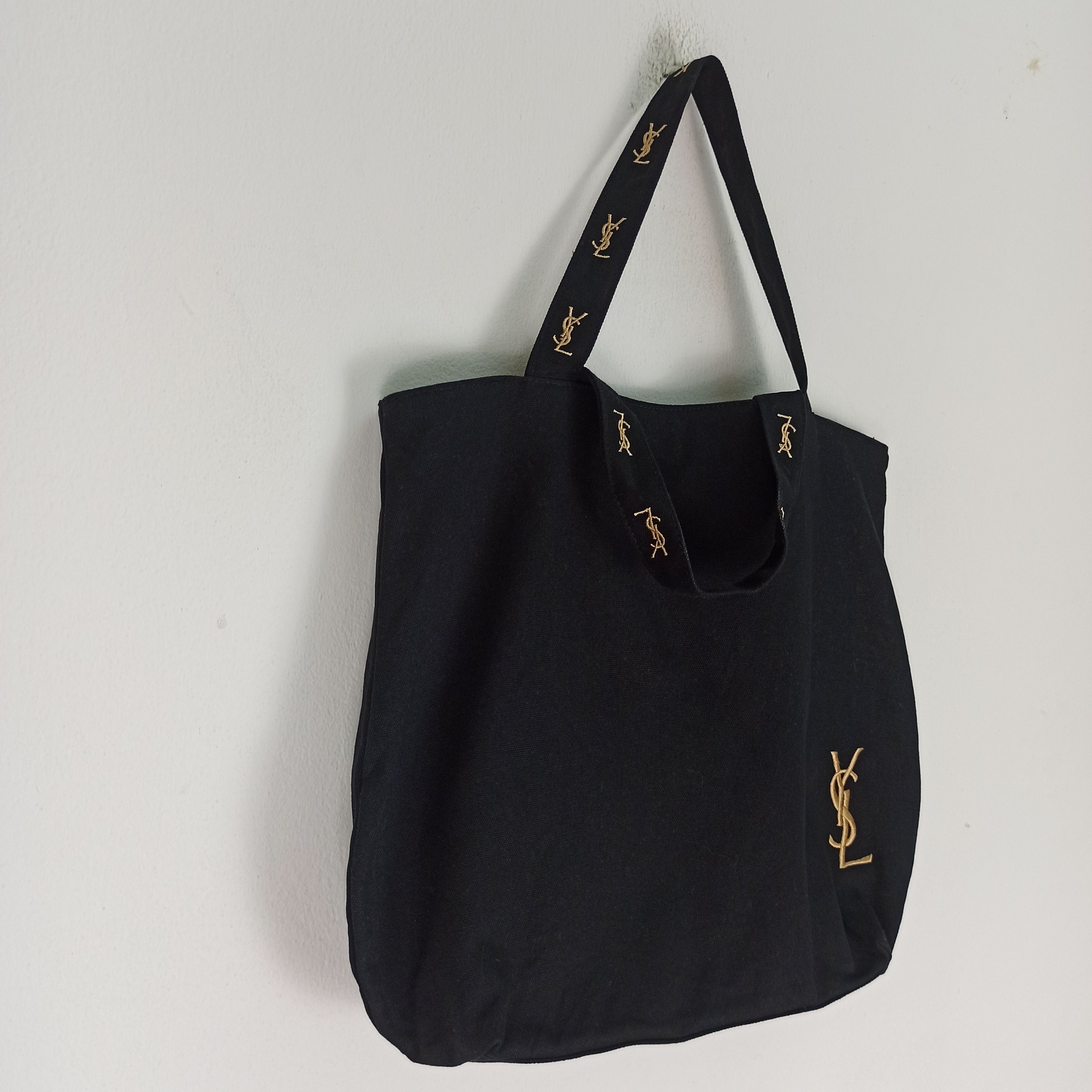 Designer VINTAGE YSL PARFUMS TOTEBAG Size ONE SIZE - 2 Thumbnail