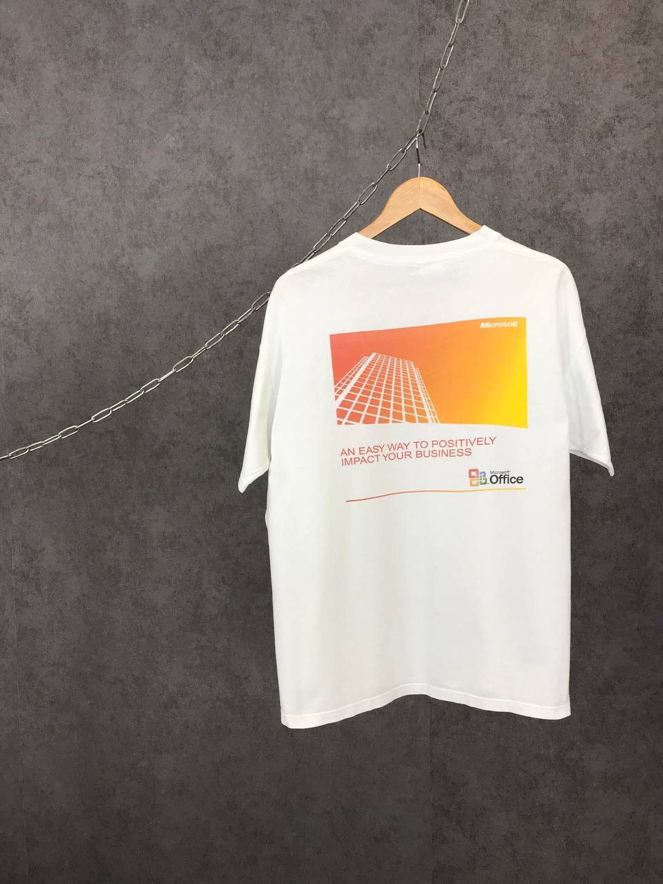 Microsoft × Vintage Microsoft Office vintage overprinted tee Size US XL / EU 56 / 4 - 2 Thumbnail