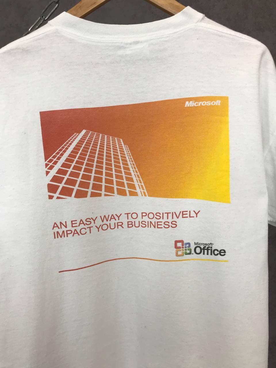 Microsoft × Vintage Microsoft Office vintage overprinted tee Size US XL / EU 56 / 4 - 6 Thumbnail