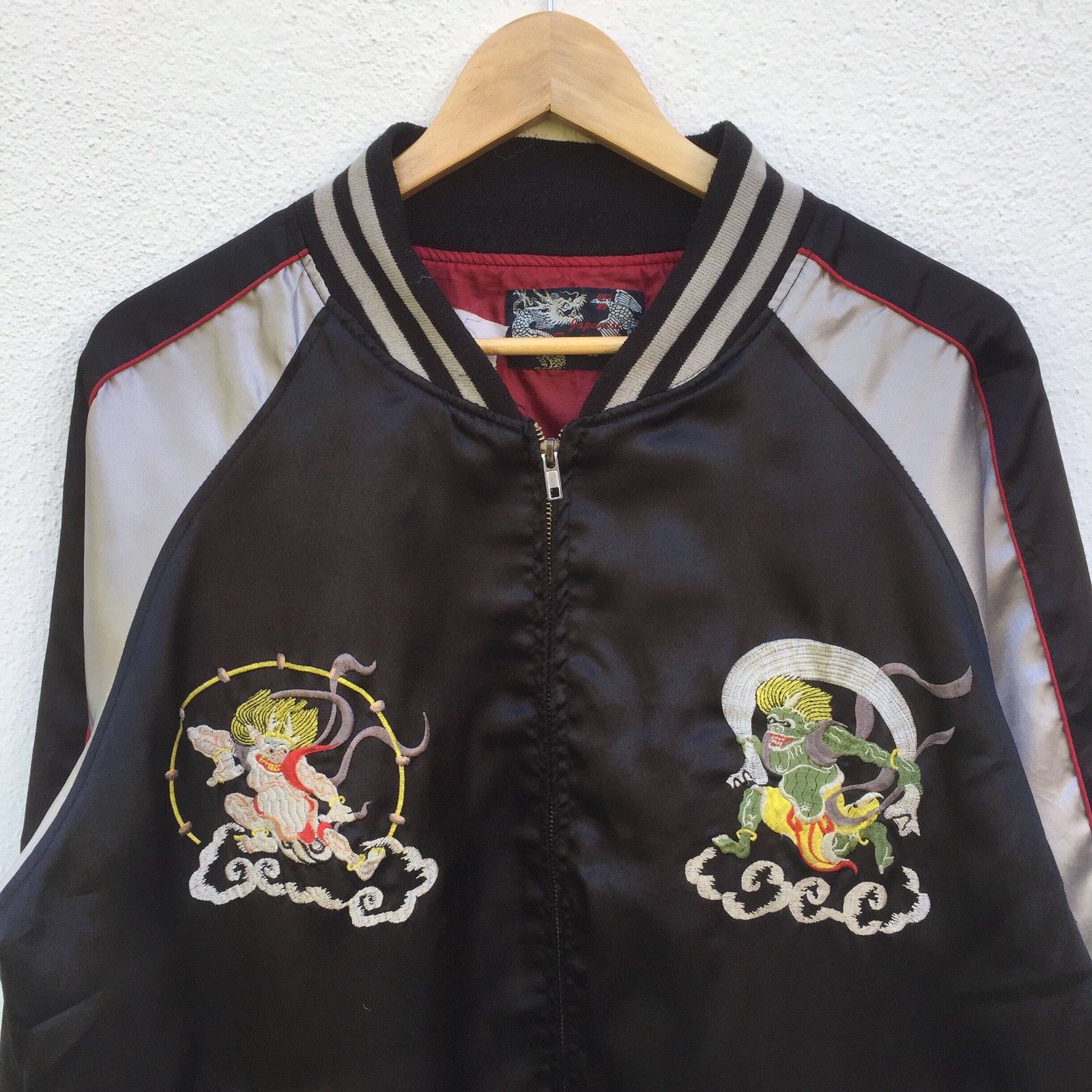 Japanese Brand Vintage Sukajan Japan Yokusuka Souvenir Jacket Size US XL / EU 56 / 4 - 3 Thumbnail