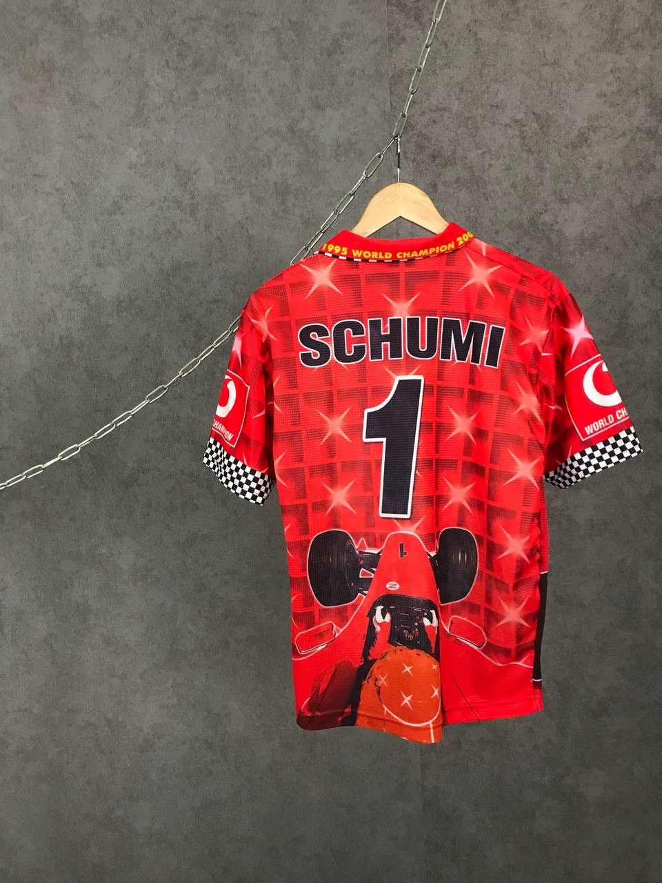 Formula 1 Michael Schumacher vintage formula Uno racing overprinted Size US S / EU 44-46 / 1 - 2 Thumbnail