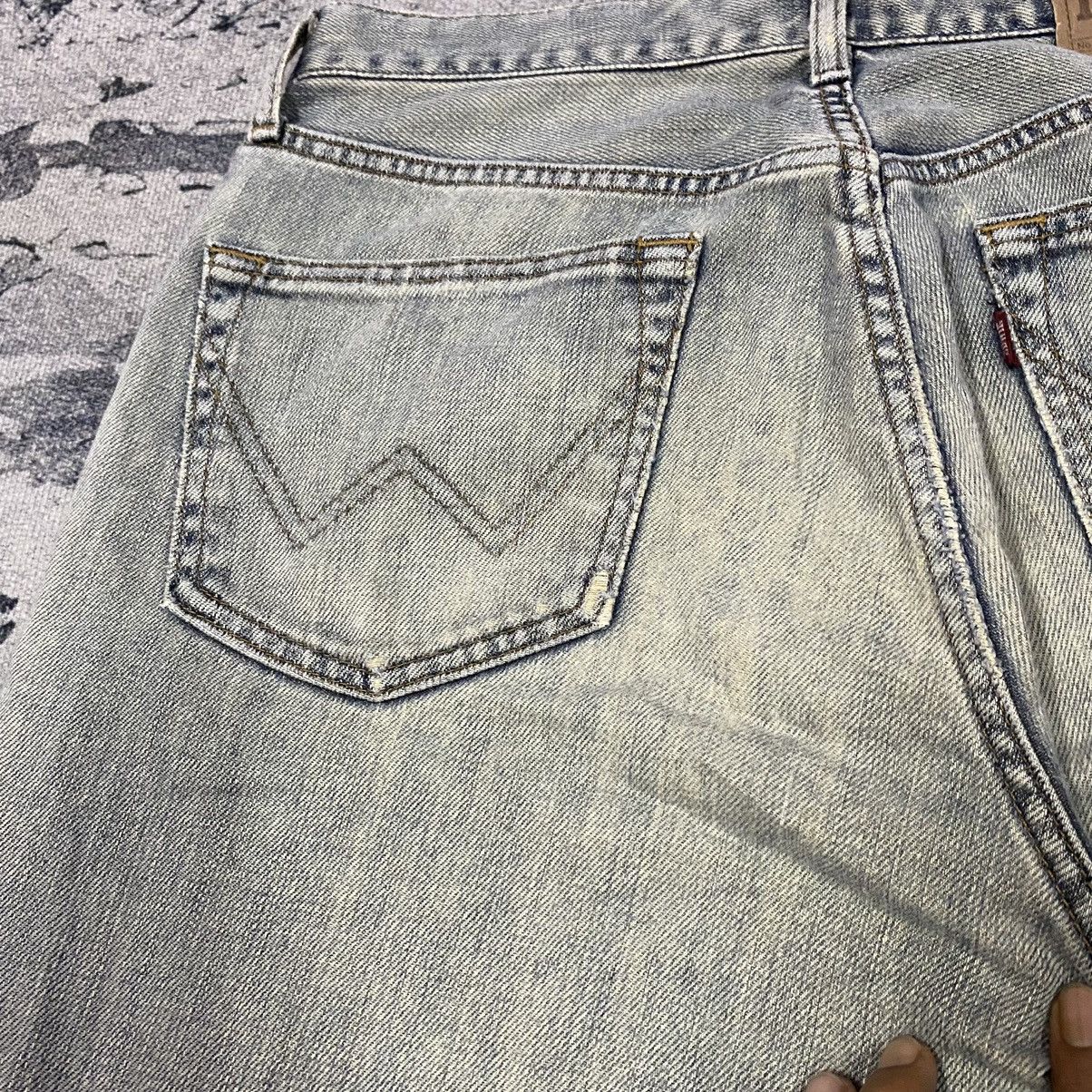 Japanese Brand Vintage Japan Edwin Faded Black Distressed Denim Jeans Size US 30 / EU 46 - 12 Thumbnail