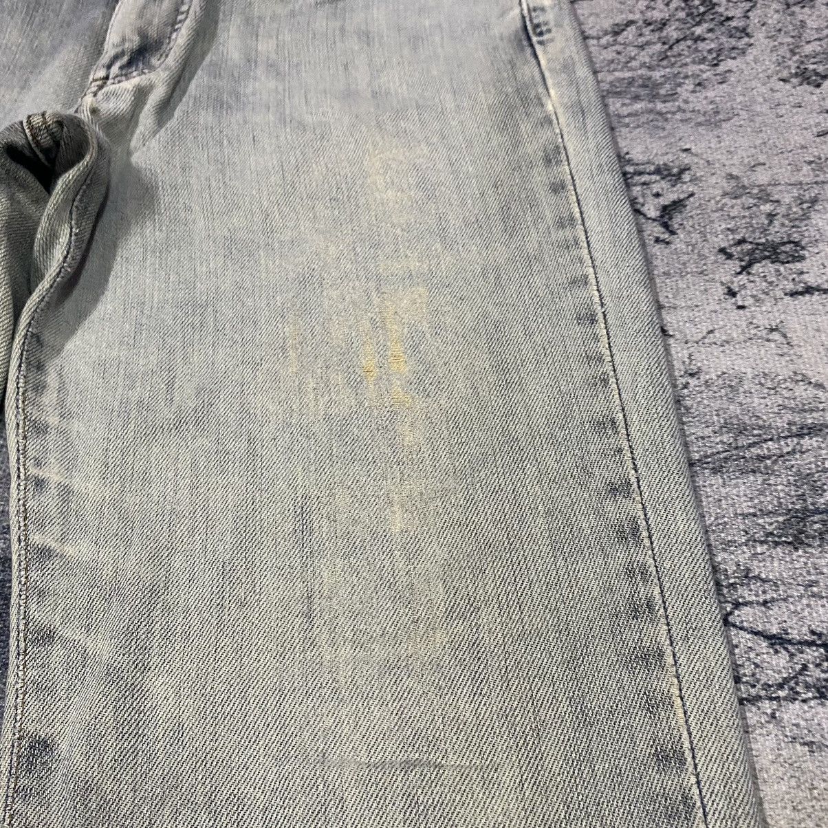 Japanese Brand Vintage Japan Edwin Faded Black Distressed Denim Jeans Size US 30 / EU 46 - 6 Thumbnail