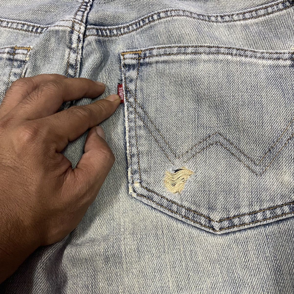Japanese Brand Vintage Japan Edwin Faded Black Distressed Denim Jeans Size US 30 / EU 46 - 13 Thumbnail