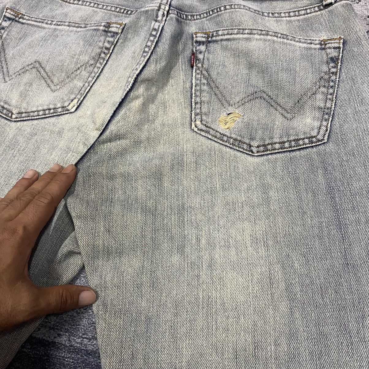Japanese Brand Vintage Japan Edwin Faded Black Distressed Denim Jeans Size US 30 / EU 46 - 11 Thumbnail