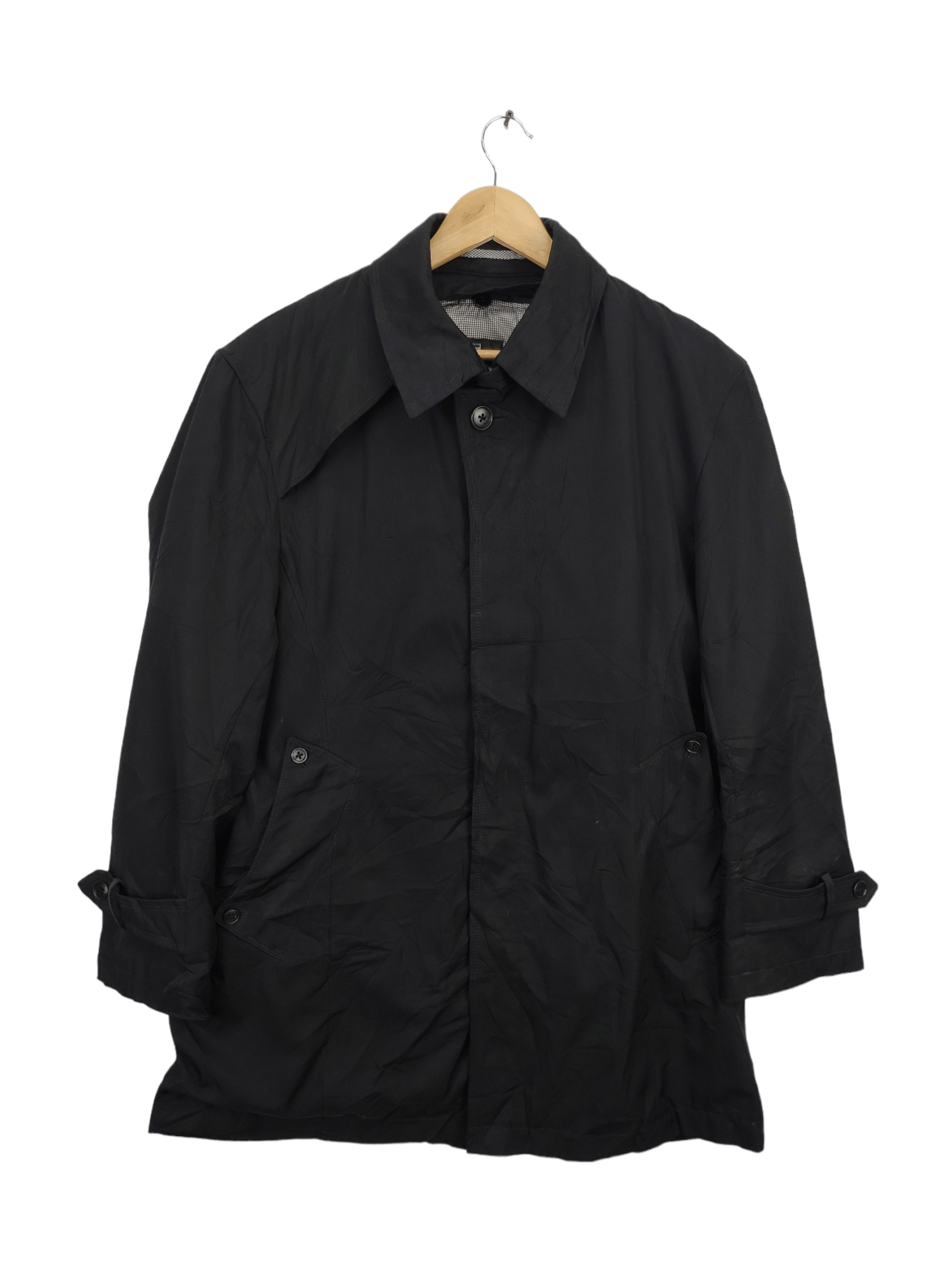 image of Archival Clothing x Macbeth Vintage Macbeth Jacket Yohji Yamamoto Style in Black (Size Medium)