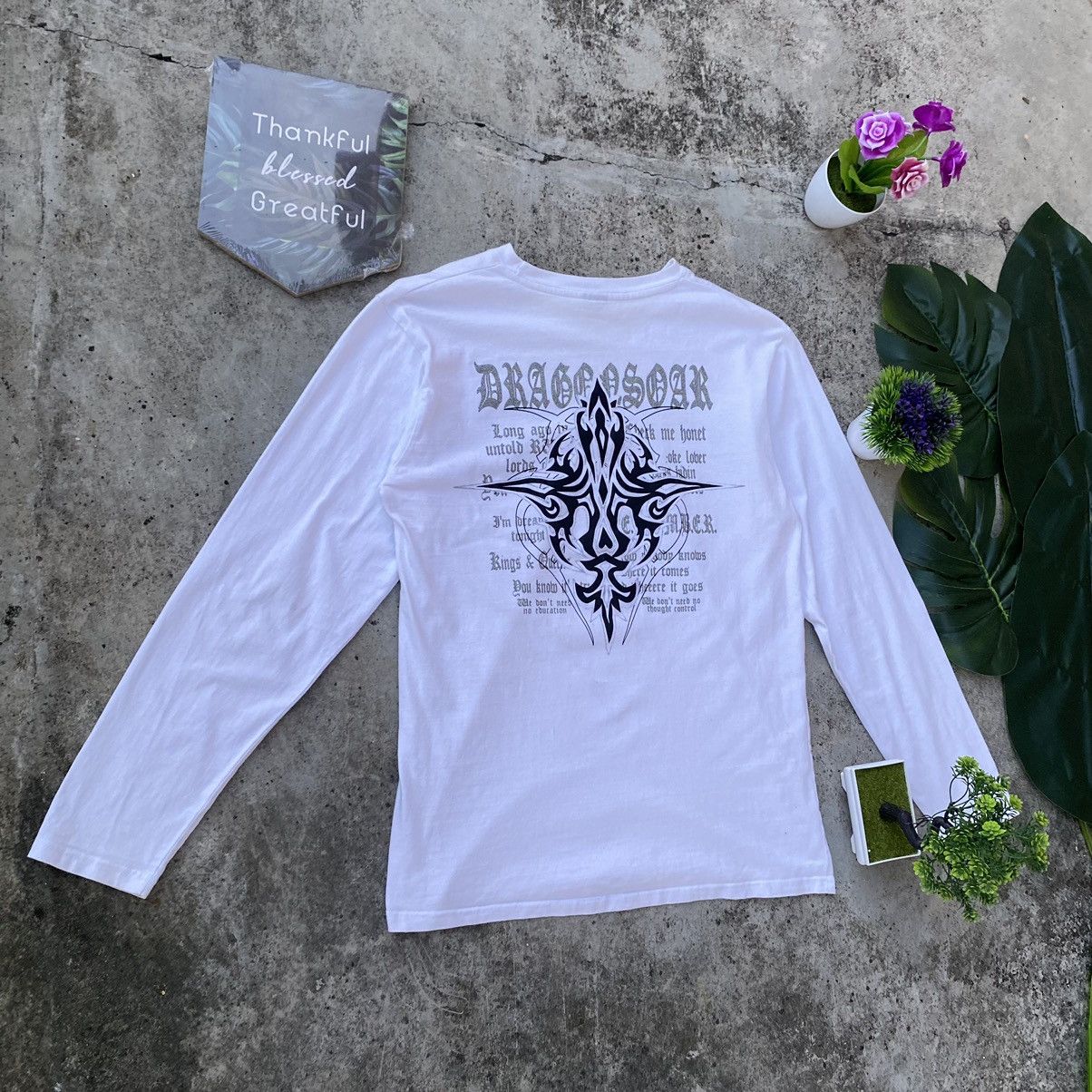 Japanese Brand × Vintage Vintage Japanese Big Logo Long Sleeve Size US M / EU 48-50 / 2 - 2 Thumbnail