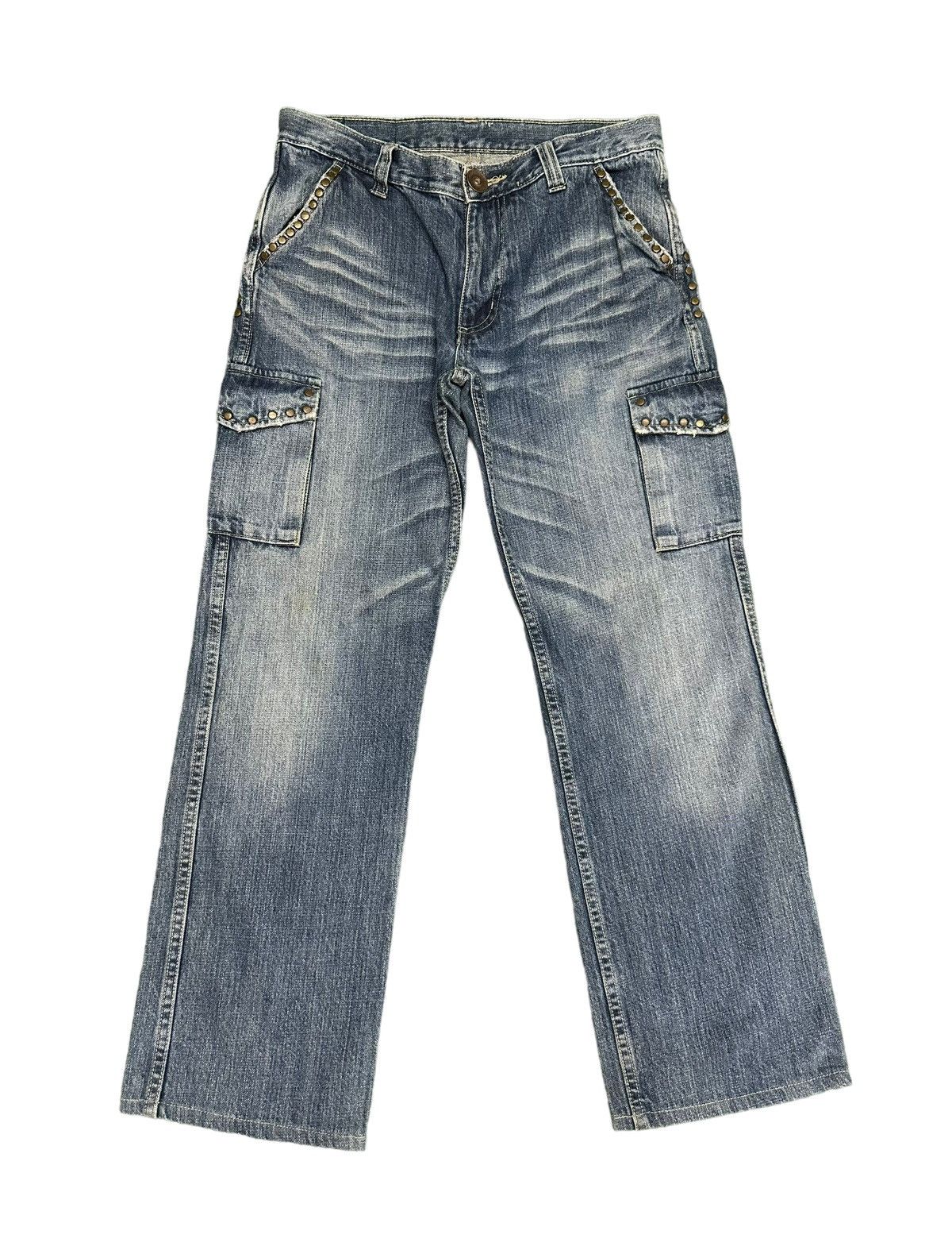 Tornado Mart Gimmick Coated Denim Cargo Tornado Mart waxed